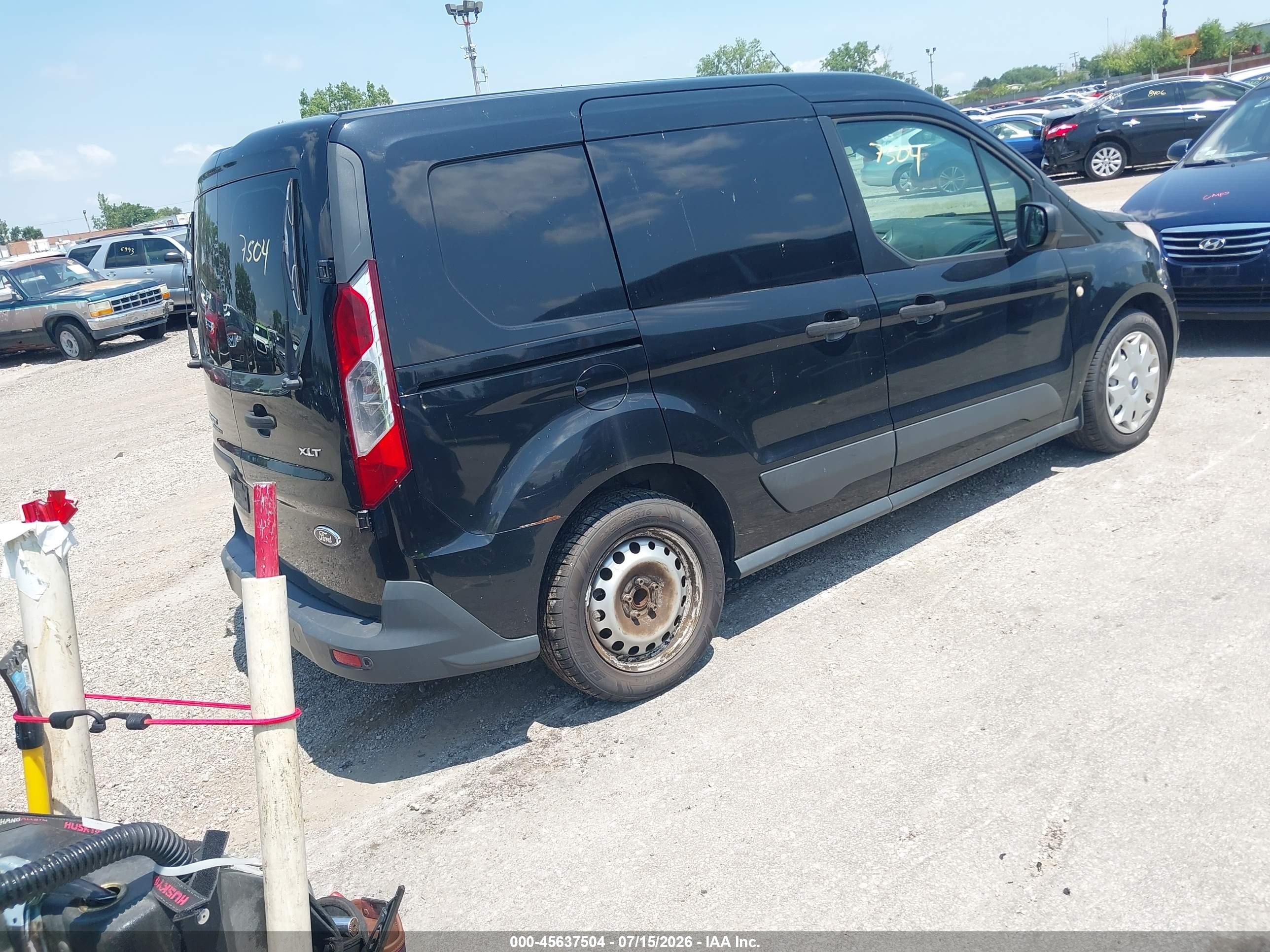 2014 Ford Transit Connect Xlt Black vin: NM0LS6F79E1147026