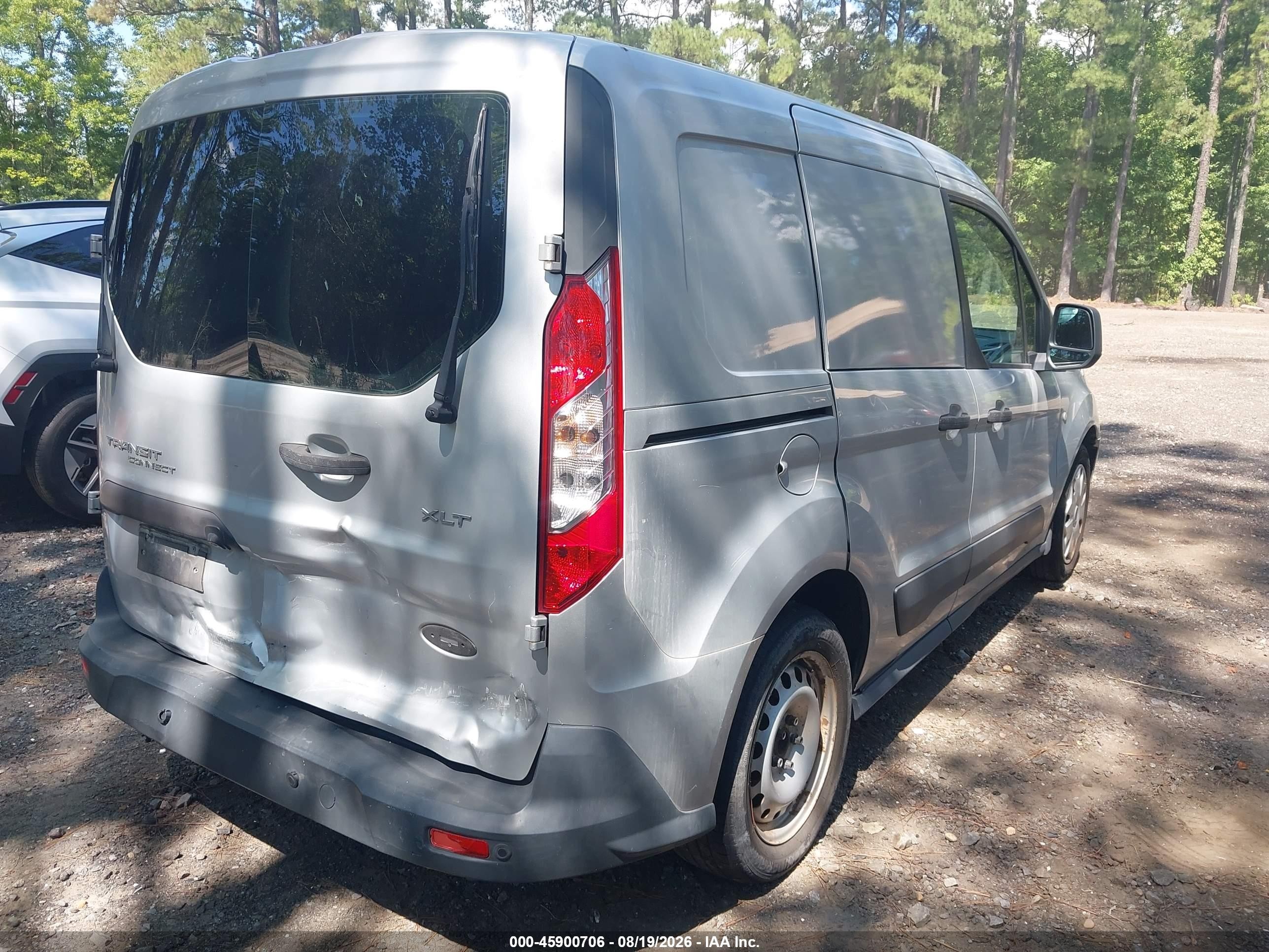 2014 Ford Transit Connect Xlt Silver vin: NM0LS6F7XE1137413