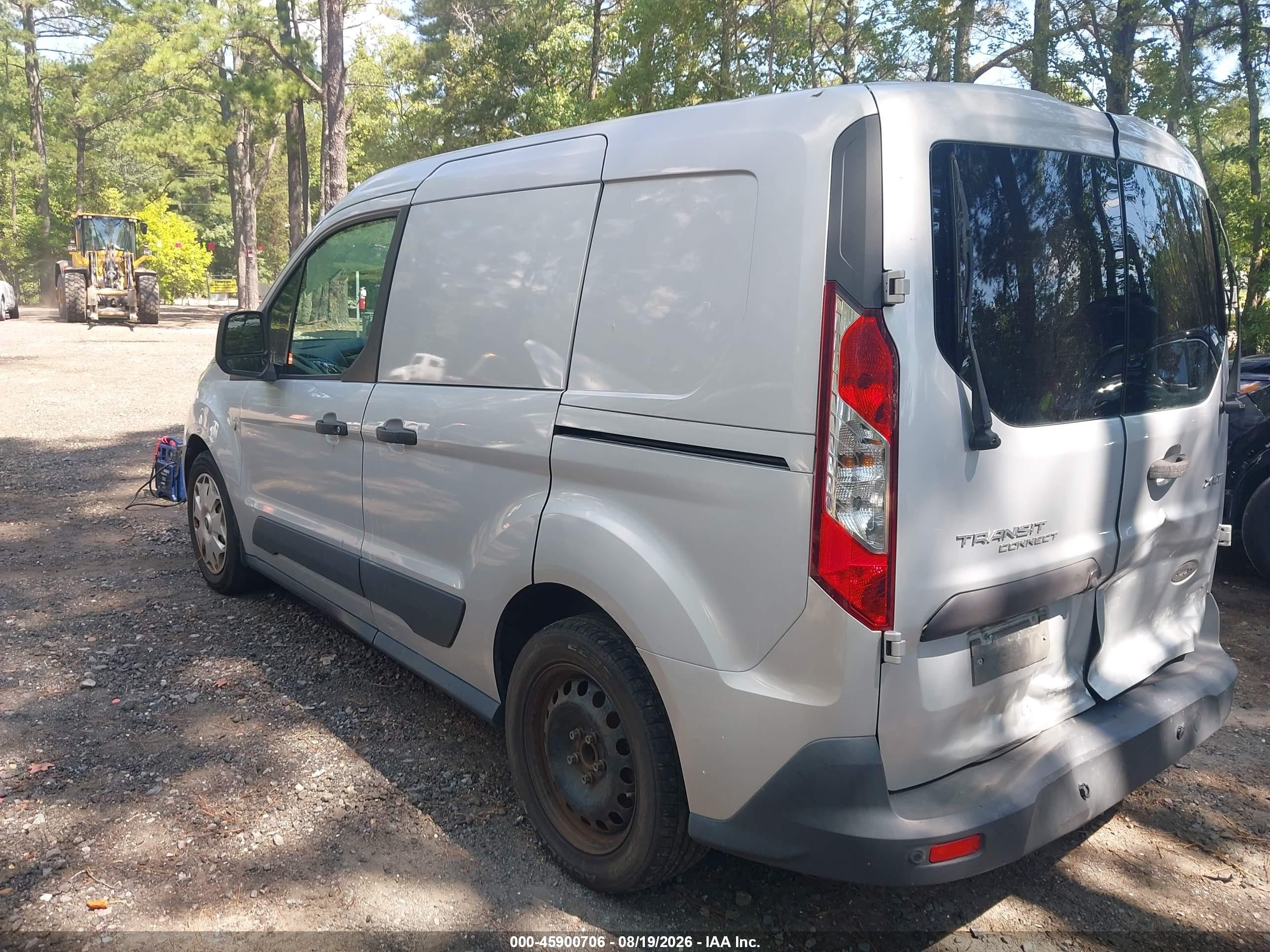 2014 Ford Transit Connect Xlt Silver vin: NM0LS6F7XE1137413