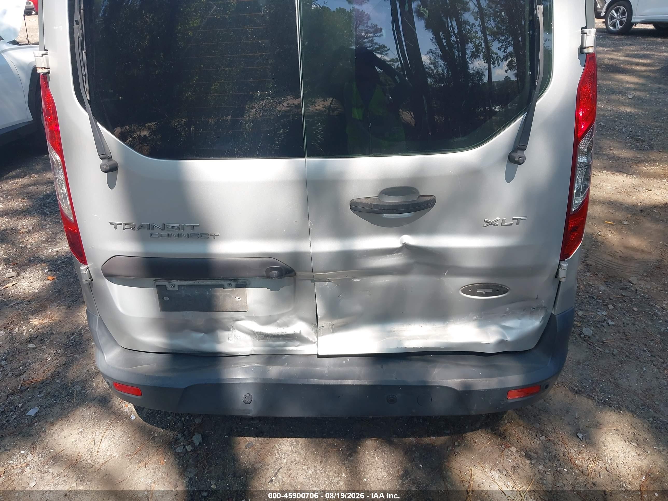 2014 Ford Transit Connect Xlt Silver vin: NM0LS6F7XE1137413