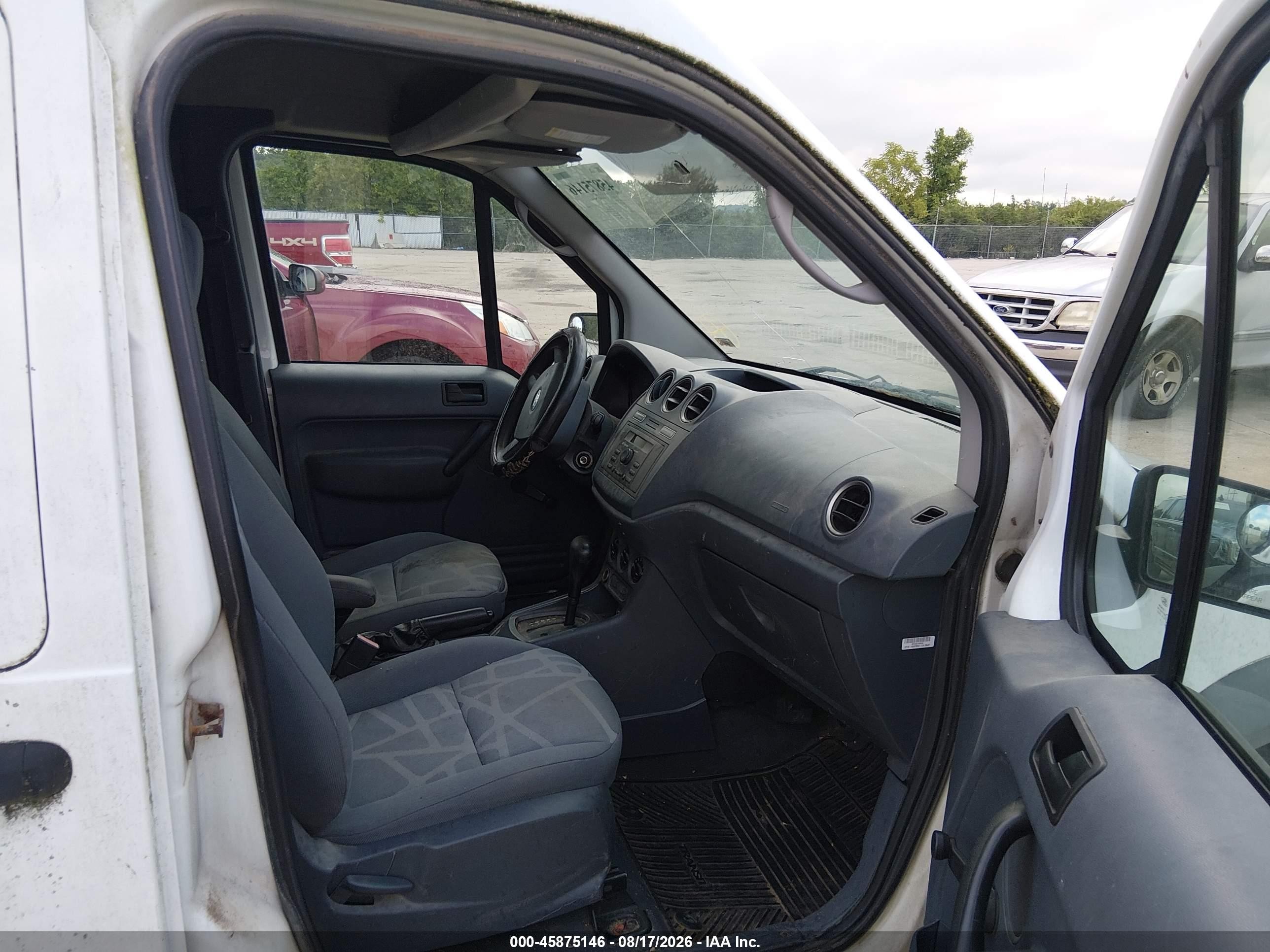 2010 Ford Transit Connect Xl White vin: NM0LS7AN0AT007666