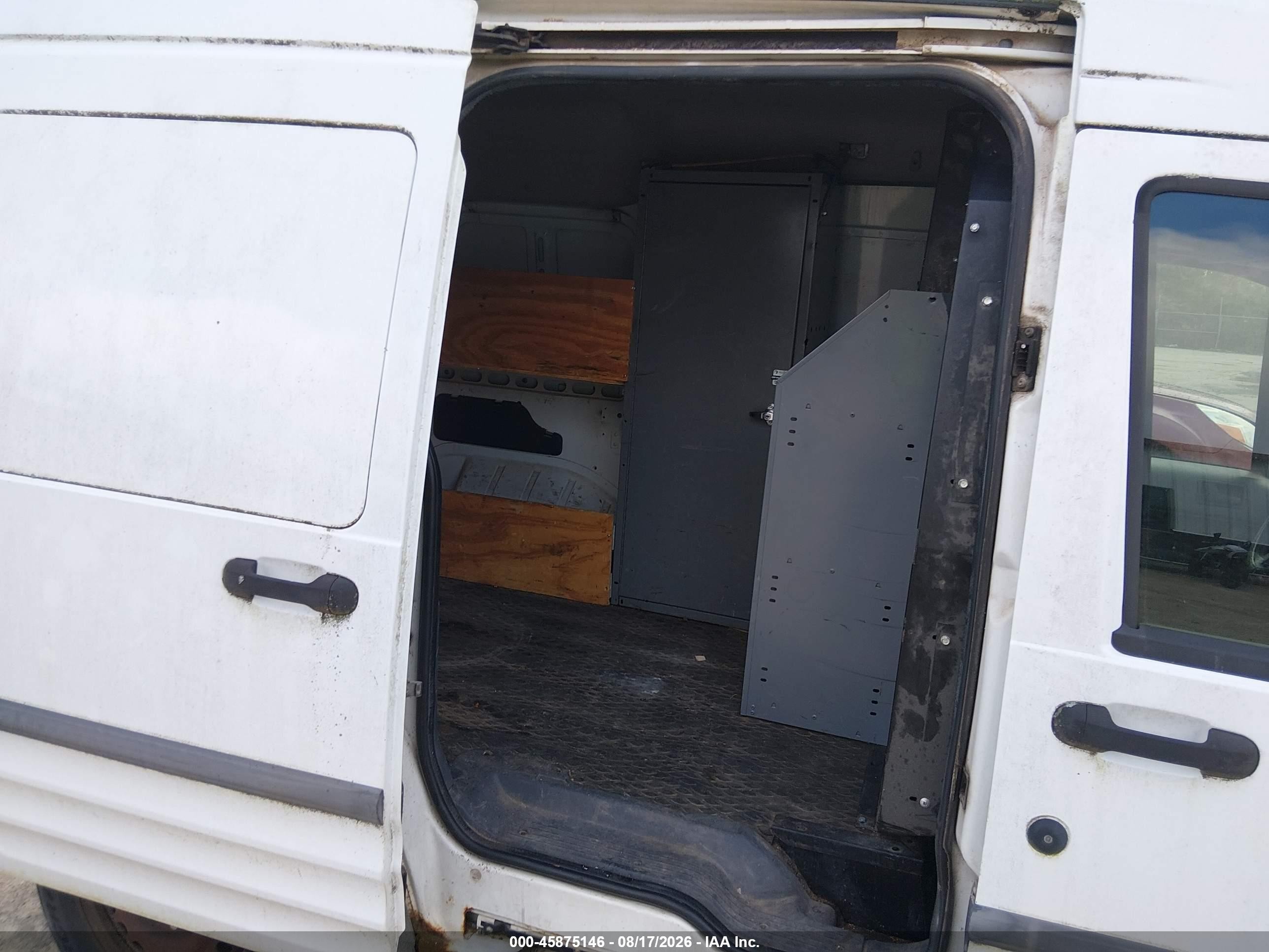 2010 Ford Transit Connect Xl White vin: NM0LS7AN0AT007666