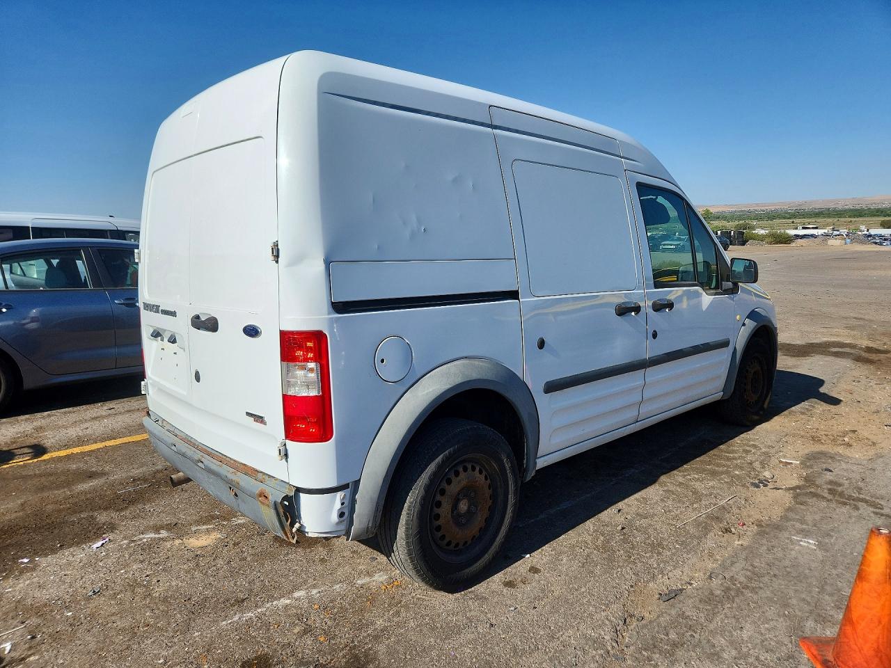 2013 Ford Transit Connect Xl White vin: NM0LS7AN0DT171293