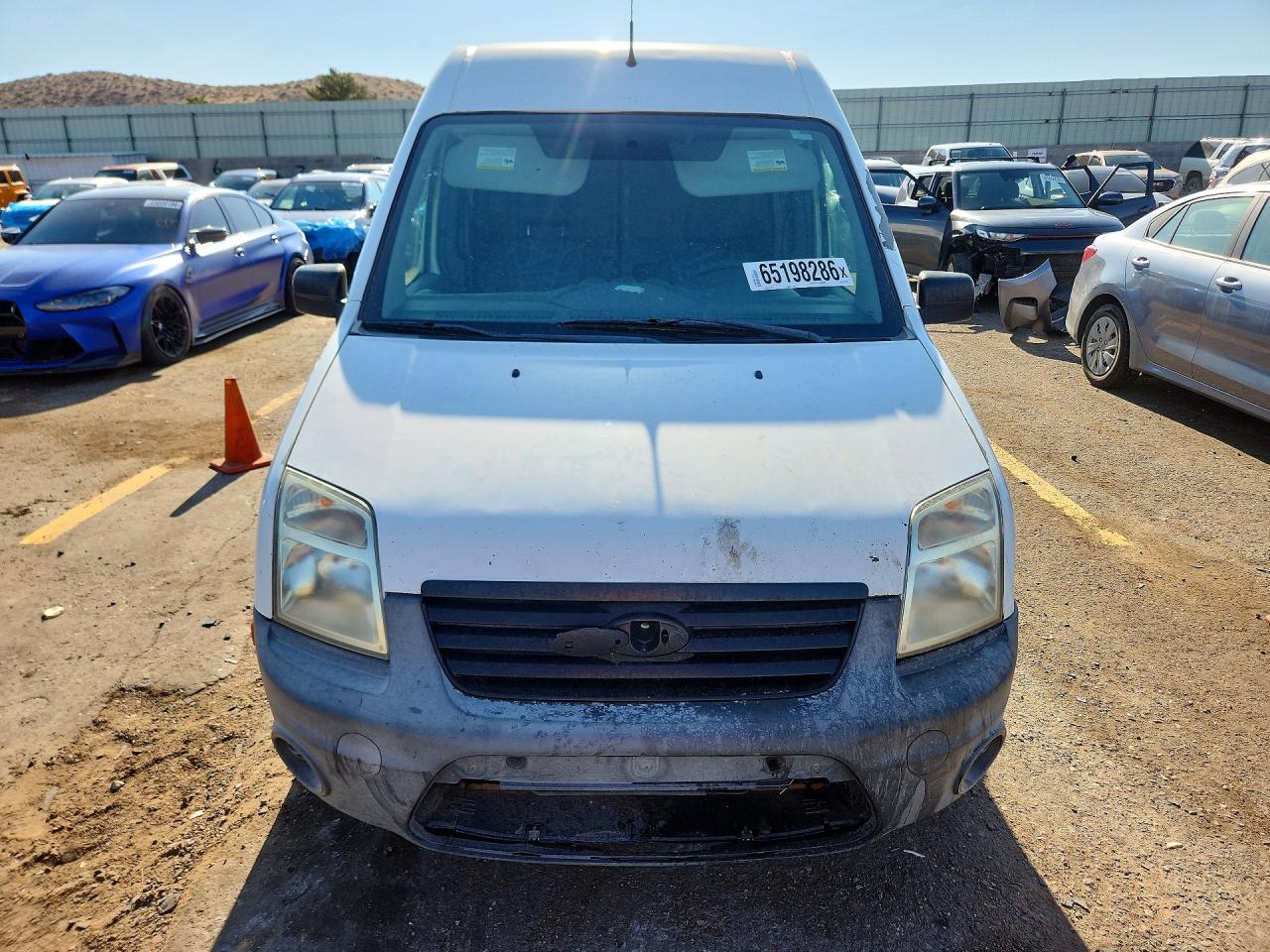 2013 Ford Transit Connect Xl White vin: NM0LS7AN0DT171293