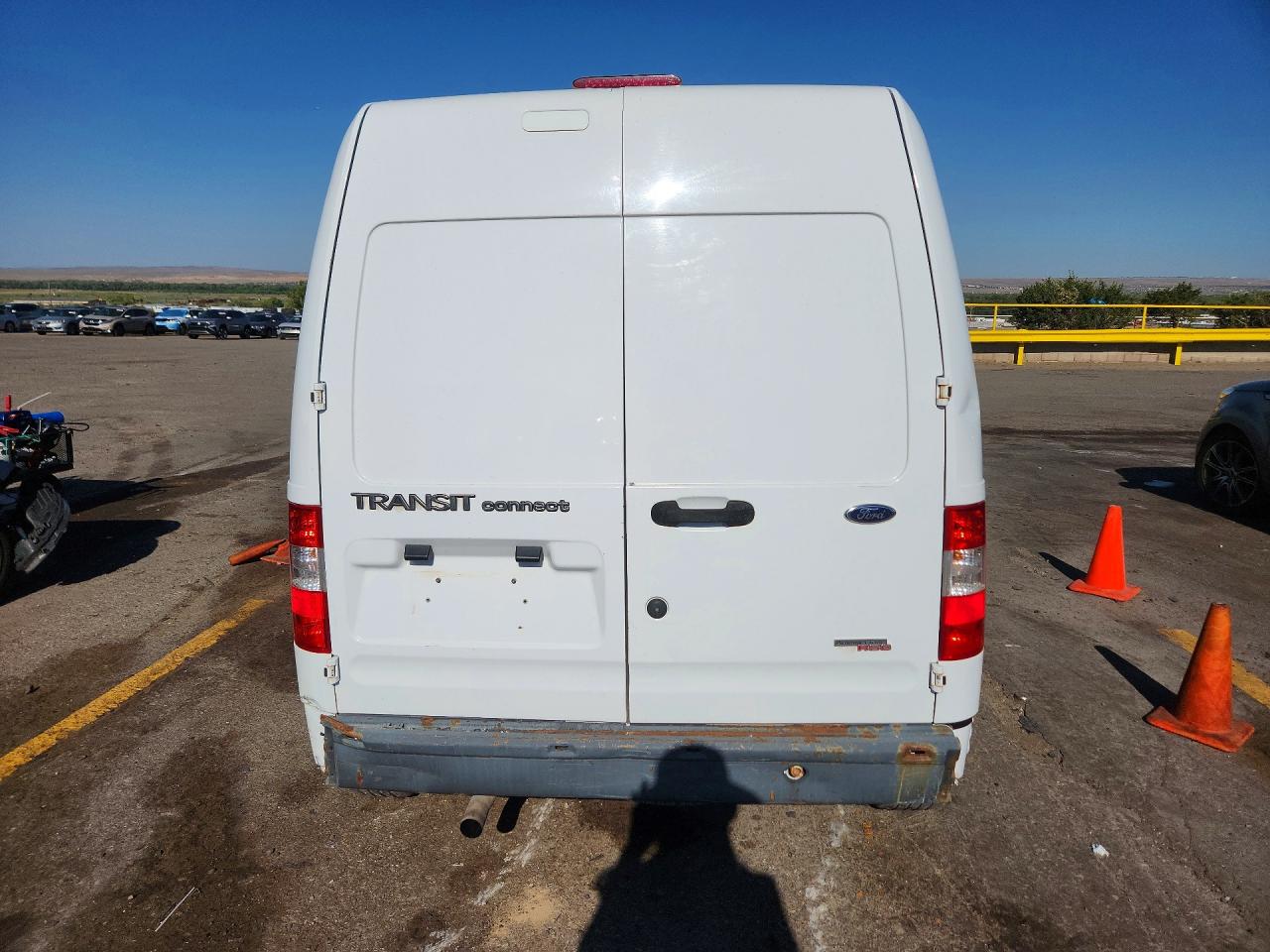 2013 Ford Transit Connect Xl White vin: NM0LS7AN0DT171293