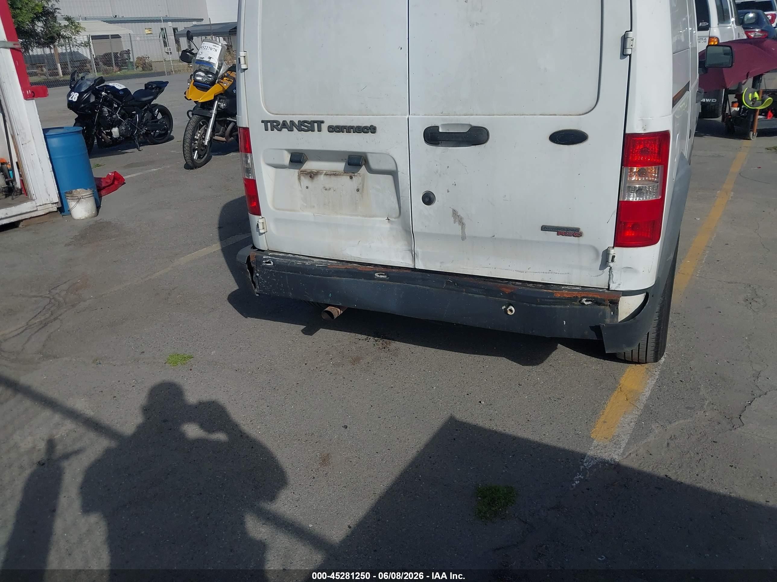 2012 Ford Transit Connect Xl White vin: NM0LS7AN1CT091855