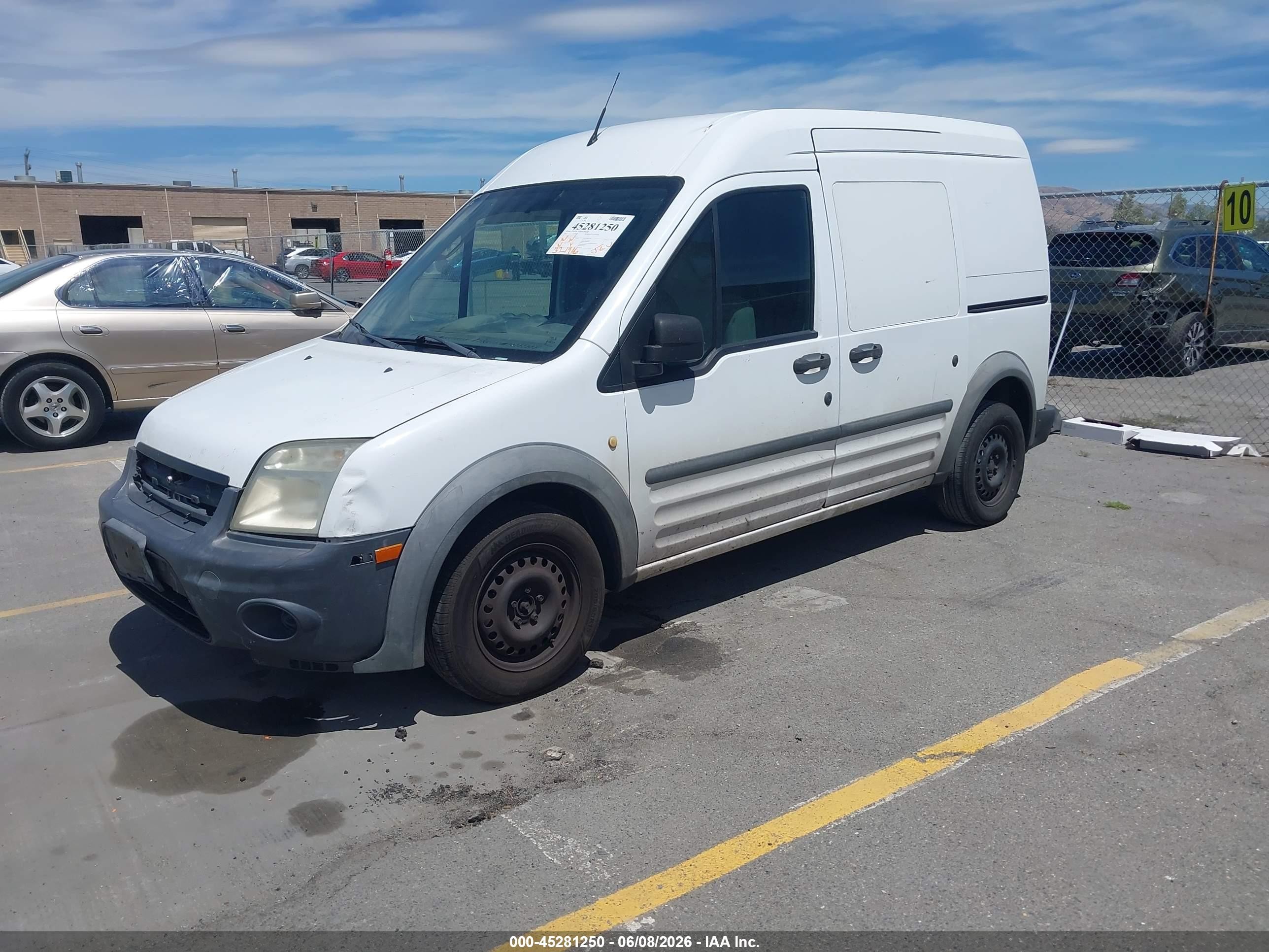 2012 Ford Transit Connect Xl White vin: NM0LS7AN1CT091855