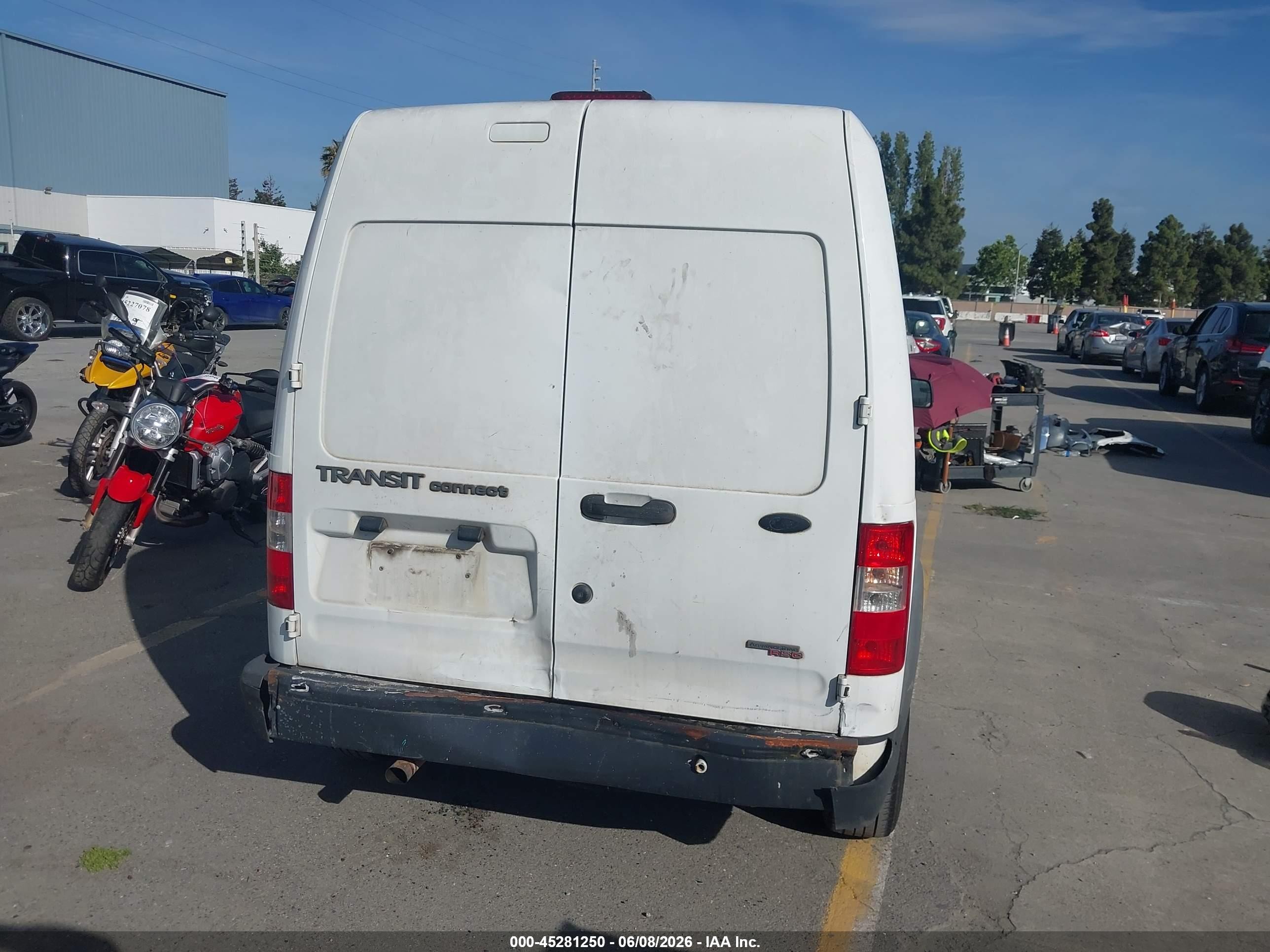 2012 Ford Transit Connect Xl White vin: NM0LS7AN1CT091855