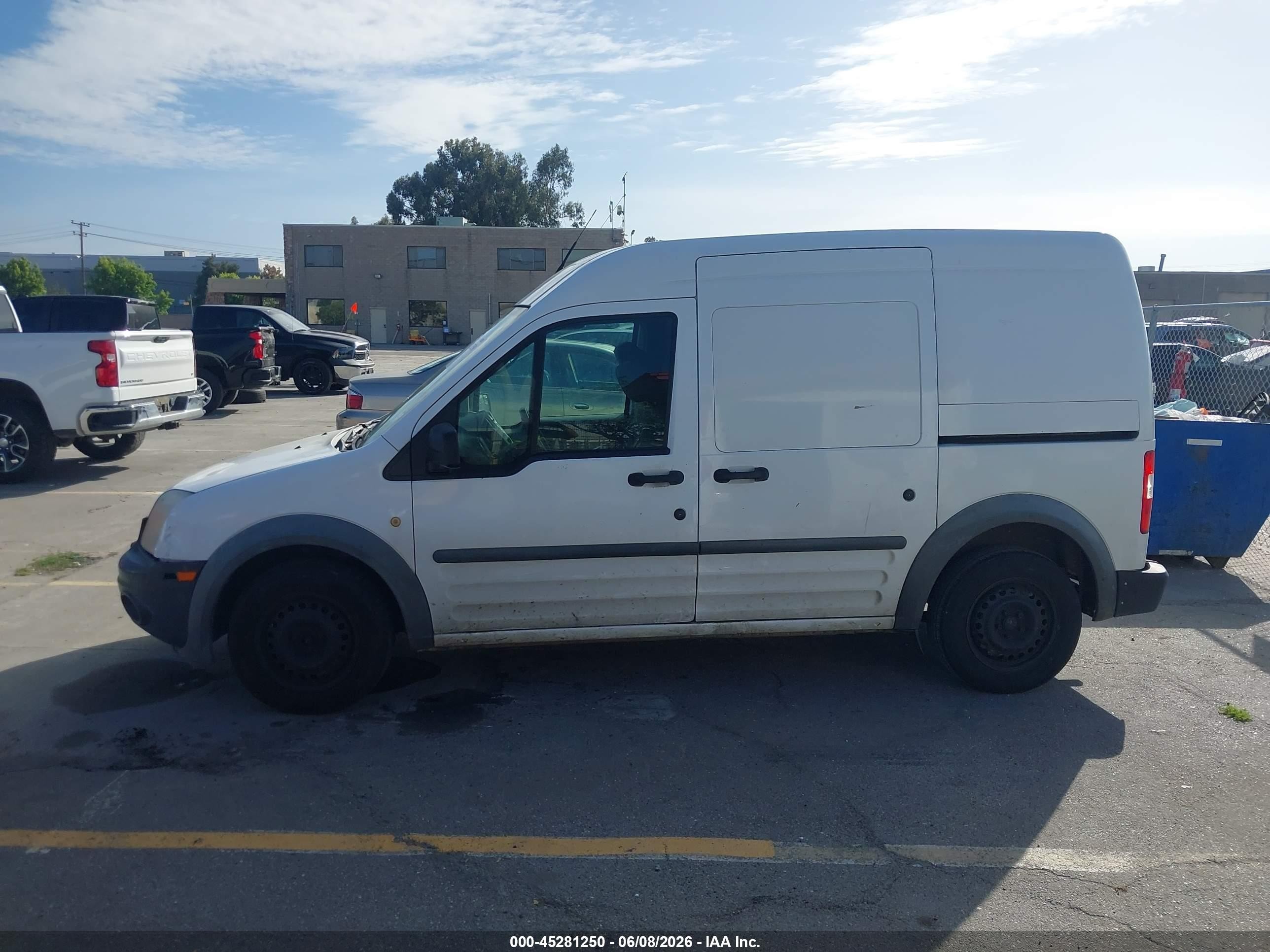 2012 Ford Transit Connect Xl White vin: NM0LS7AN1CT091855