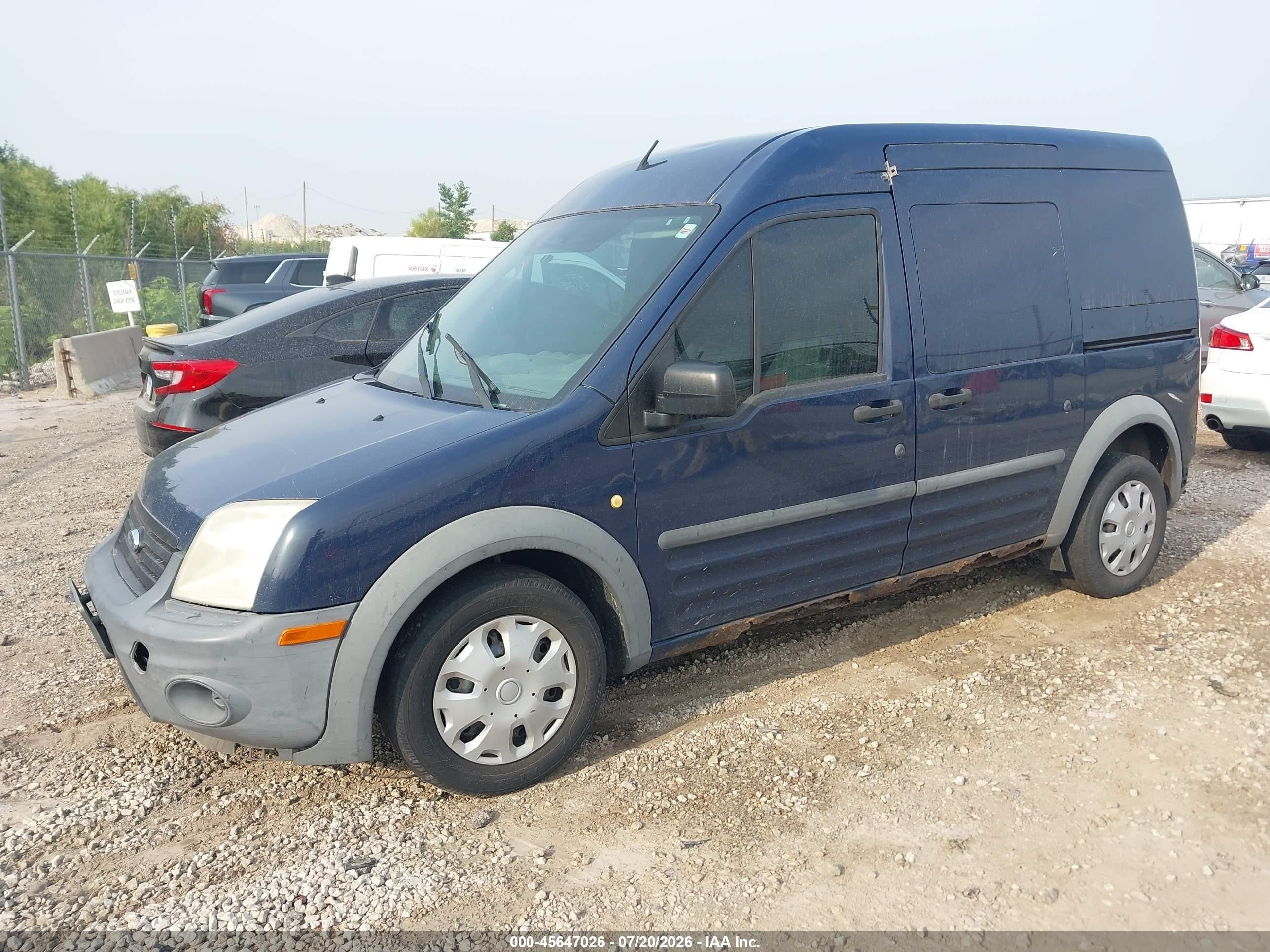 2012 Ford Transit Connect Xl Blue vin: NM0LS7AN1CT111442