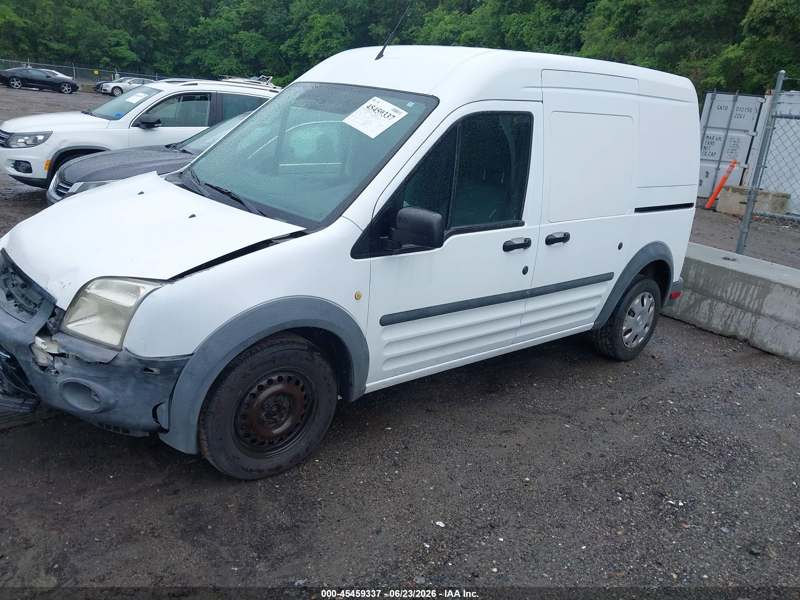2013 Ford Transit Connect Xl White vin: NM0LS7AN1DT129795