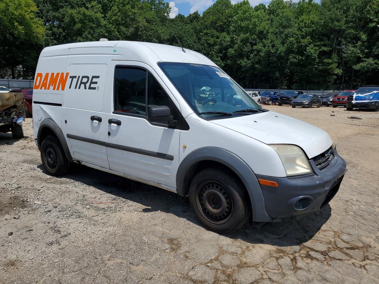 2013 Ford Transit Connect Xl White vin: NM0LS7AN1DT158648