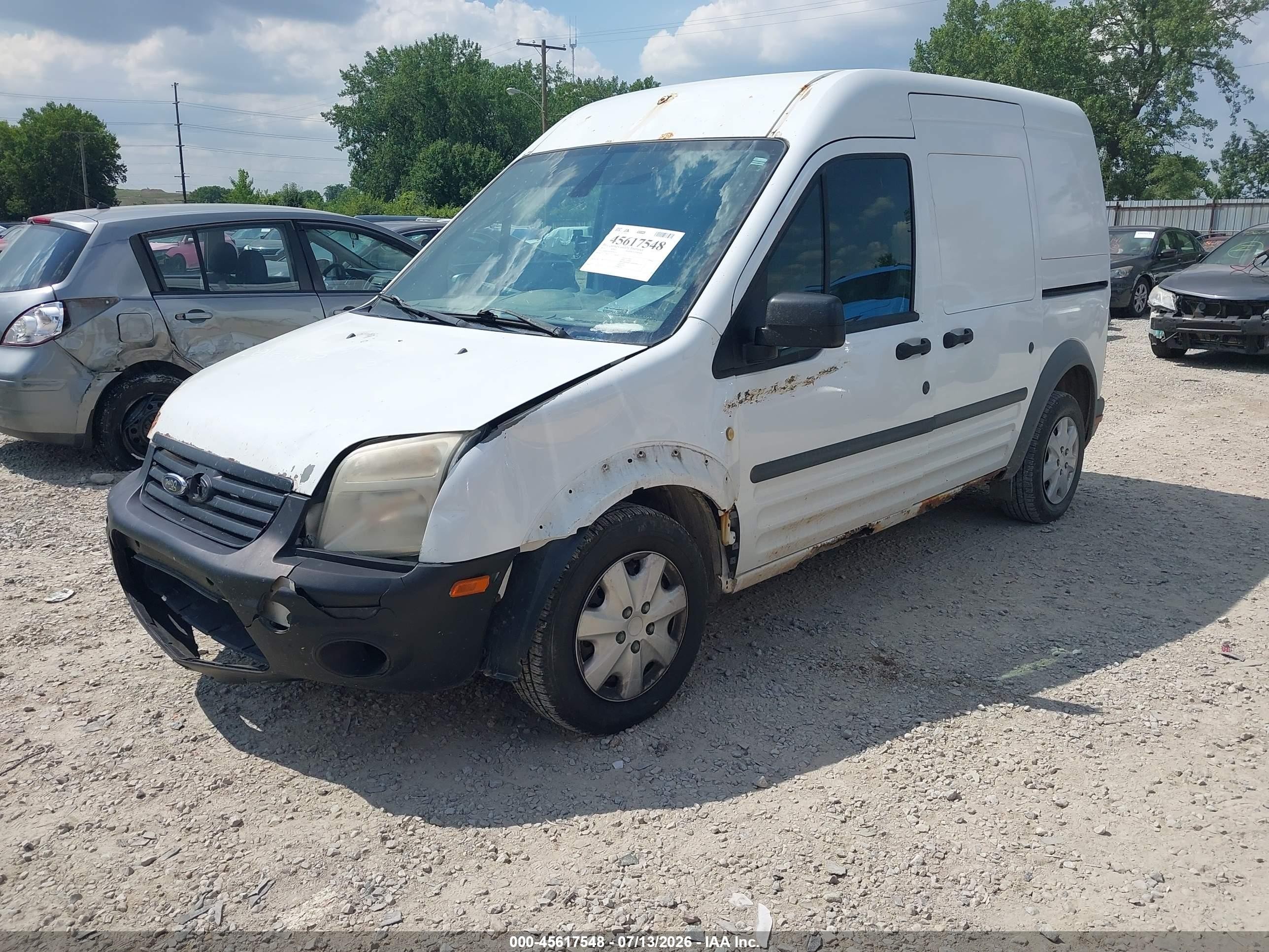2013 Ford Transit Connect Xl White vin: NM0LS7AN1DT176339