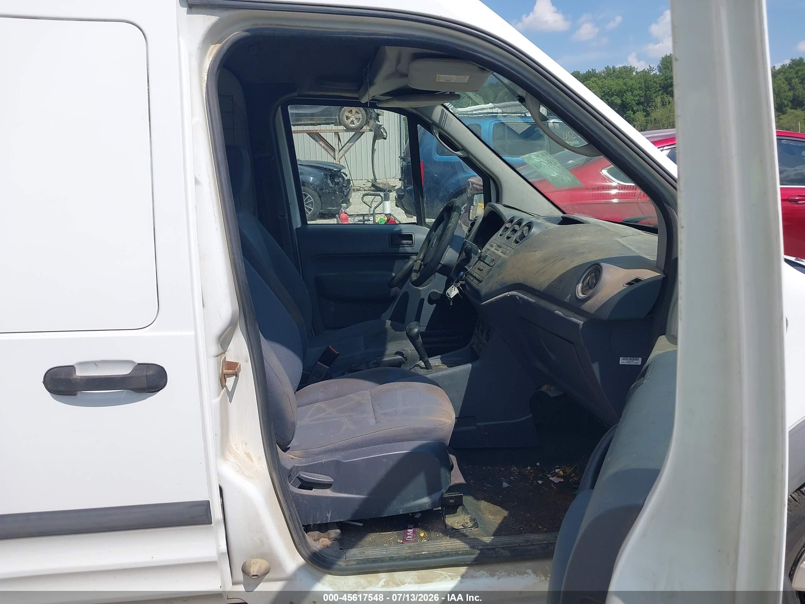 2013 Ford Transit Connect Xl White vin: NM0LS7AN1DT176339