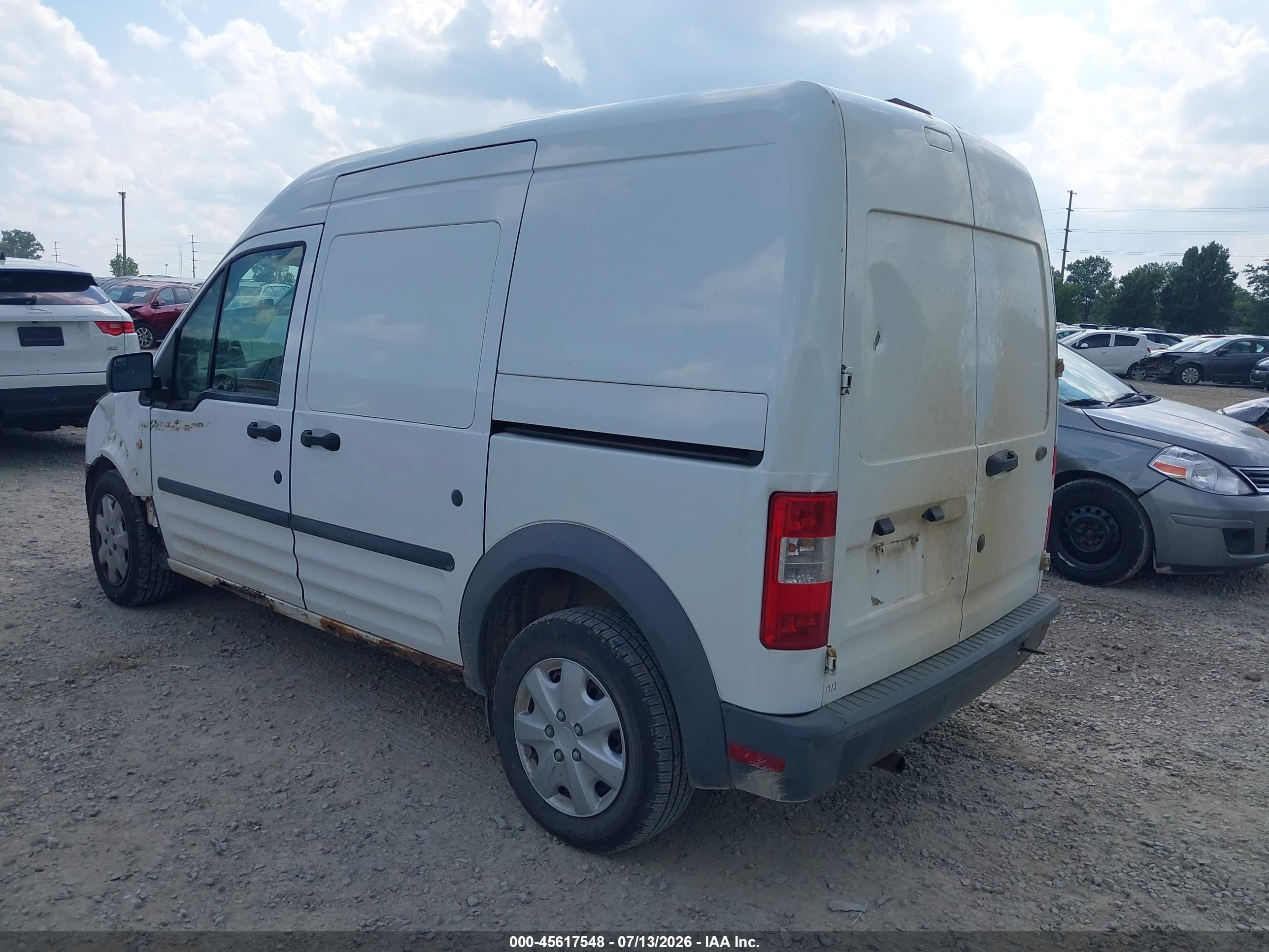 2013 Ford Transit Connect Xl White vin: NM0LS7AN1DT176339