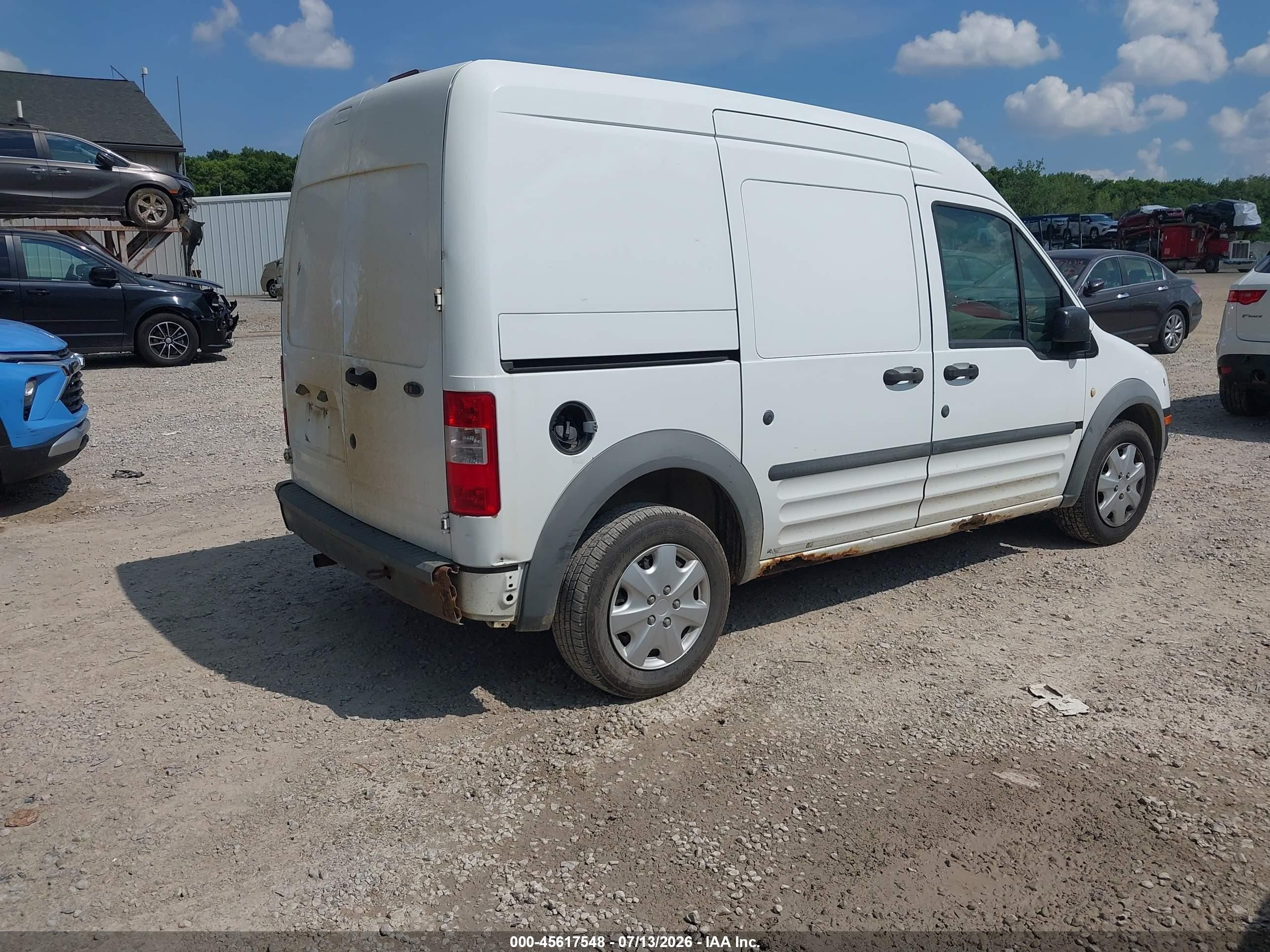 2013 Ford Transit Connect Xl White vin: NM0LS7AN1DT176339
