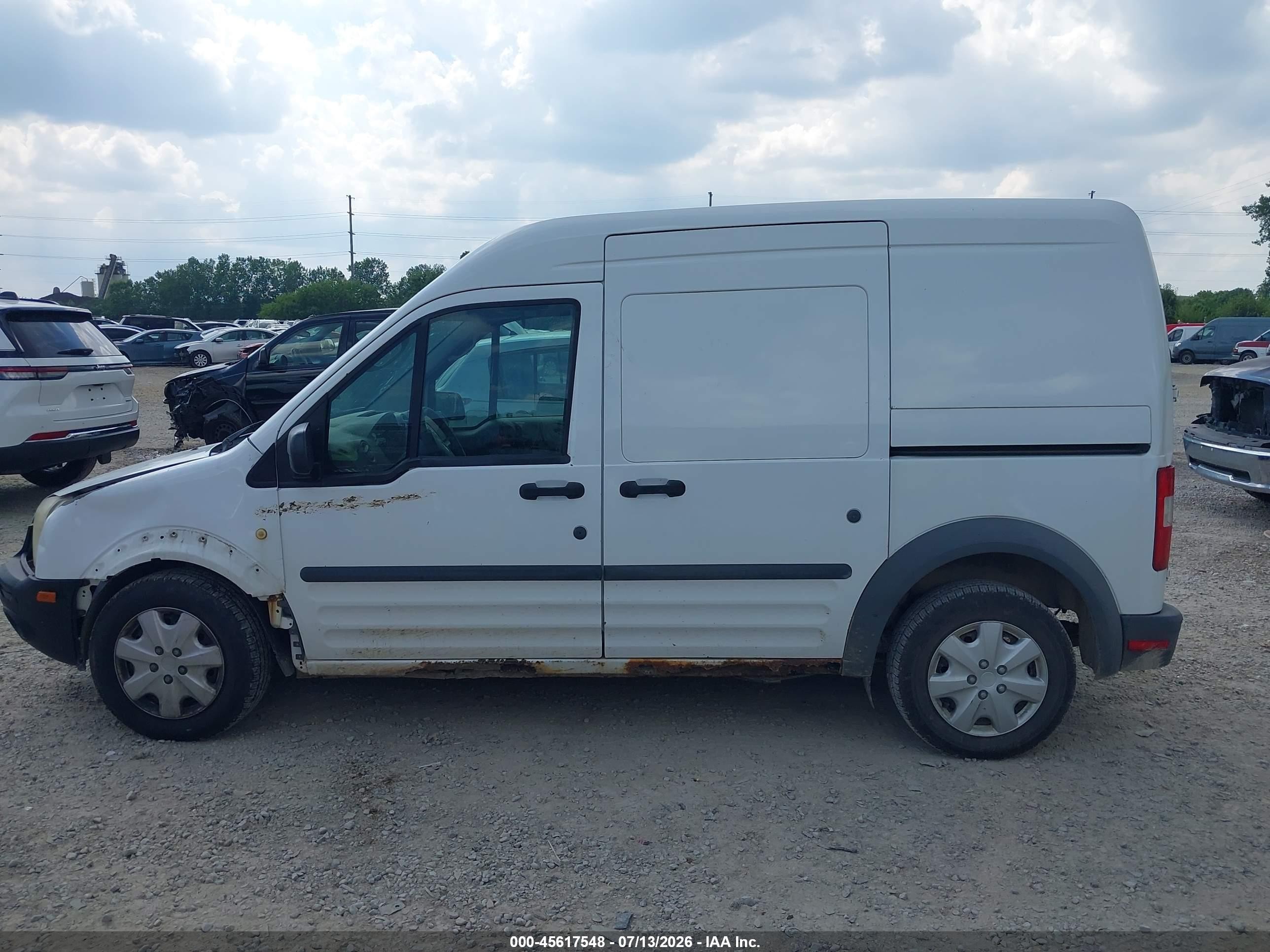 2013 Ford Transit Connect Xl White vin: NM0LS7AN1DT176339