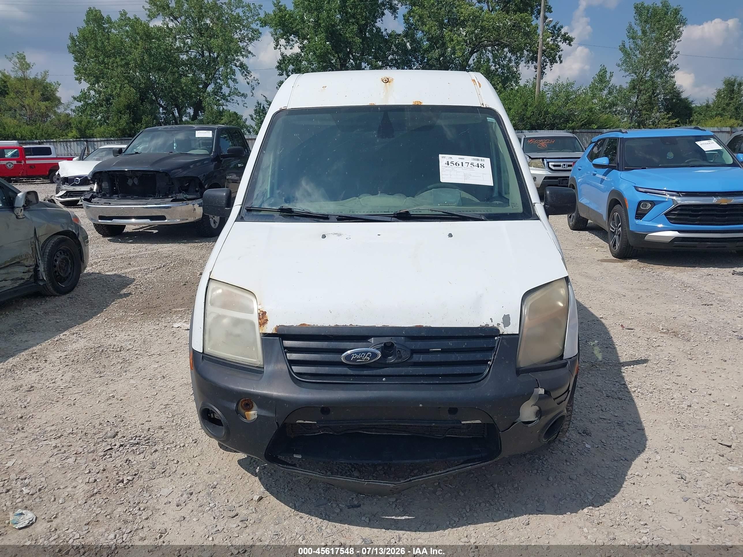 2013 Ford Transit Connect Xl White vin: NM0LS7AN1DT176339