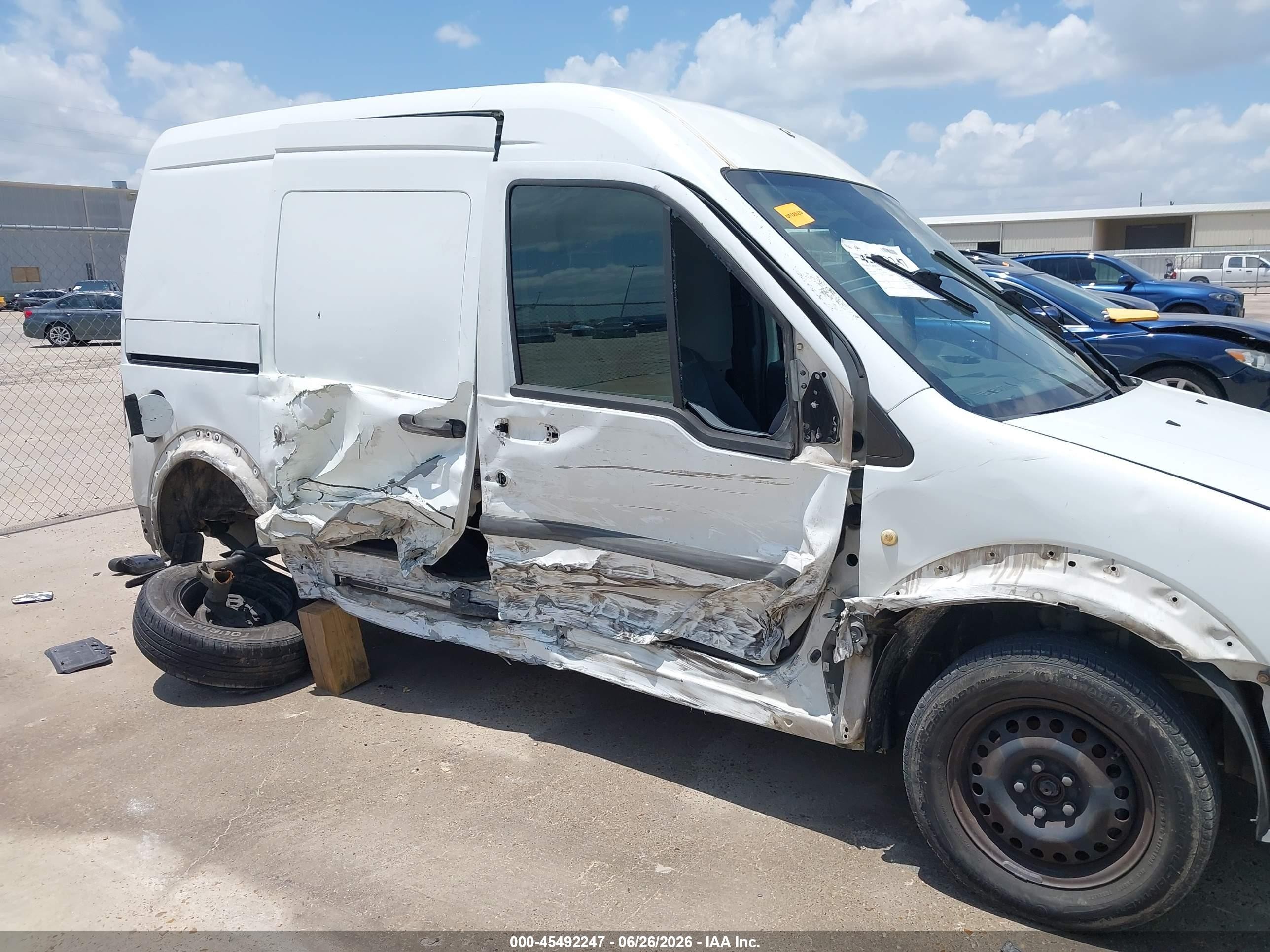 2010 Ford Transit Connect Xl White vin: NM0LS7AN2AT006468