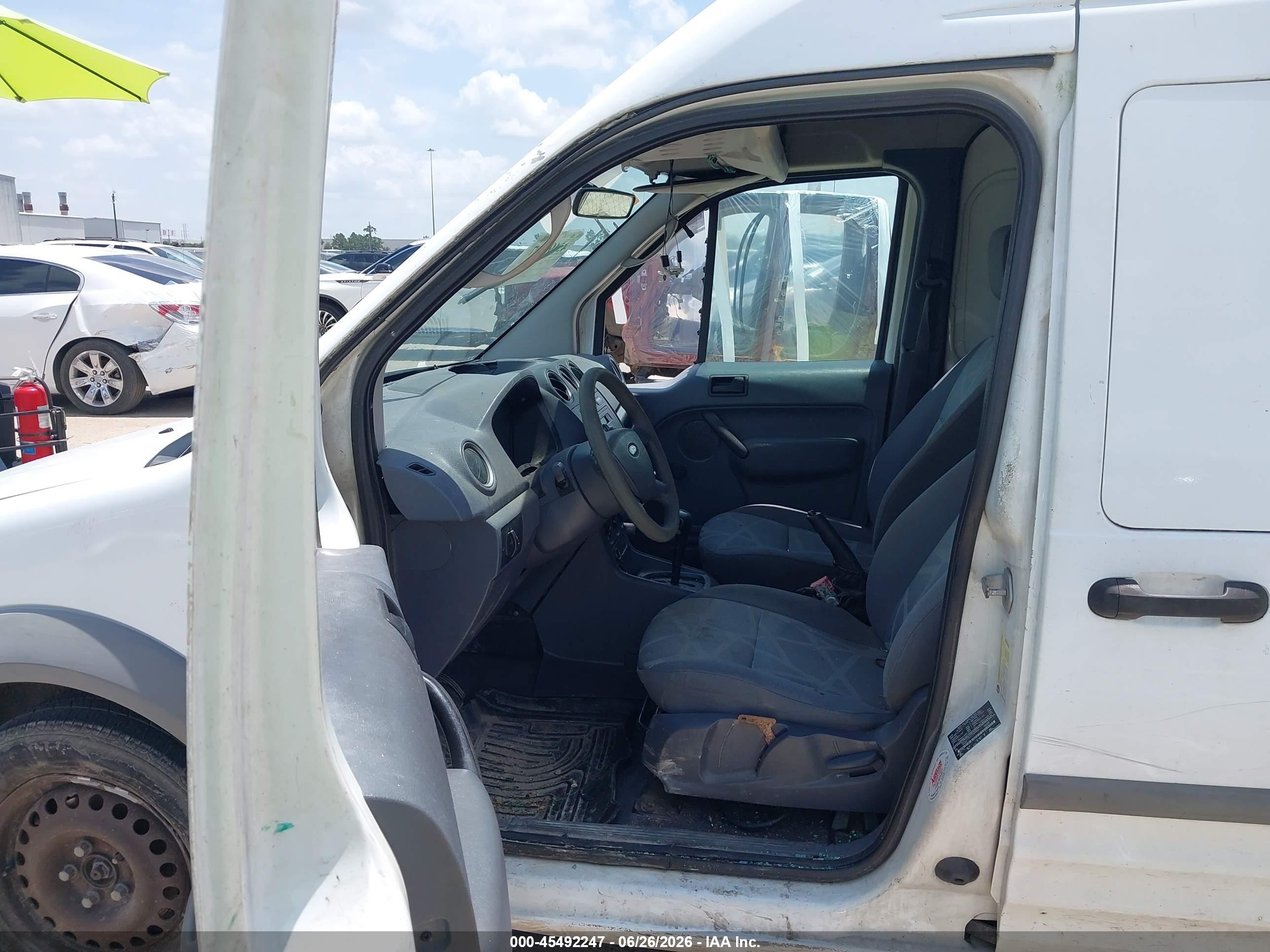 2010 Ford Transit Connect Xl White vin: NM0LS7AN2AT006468