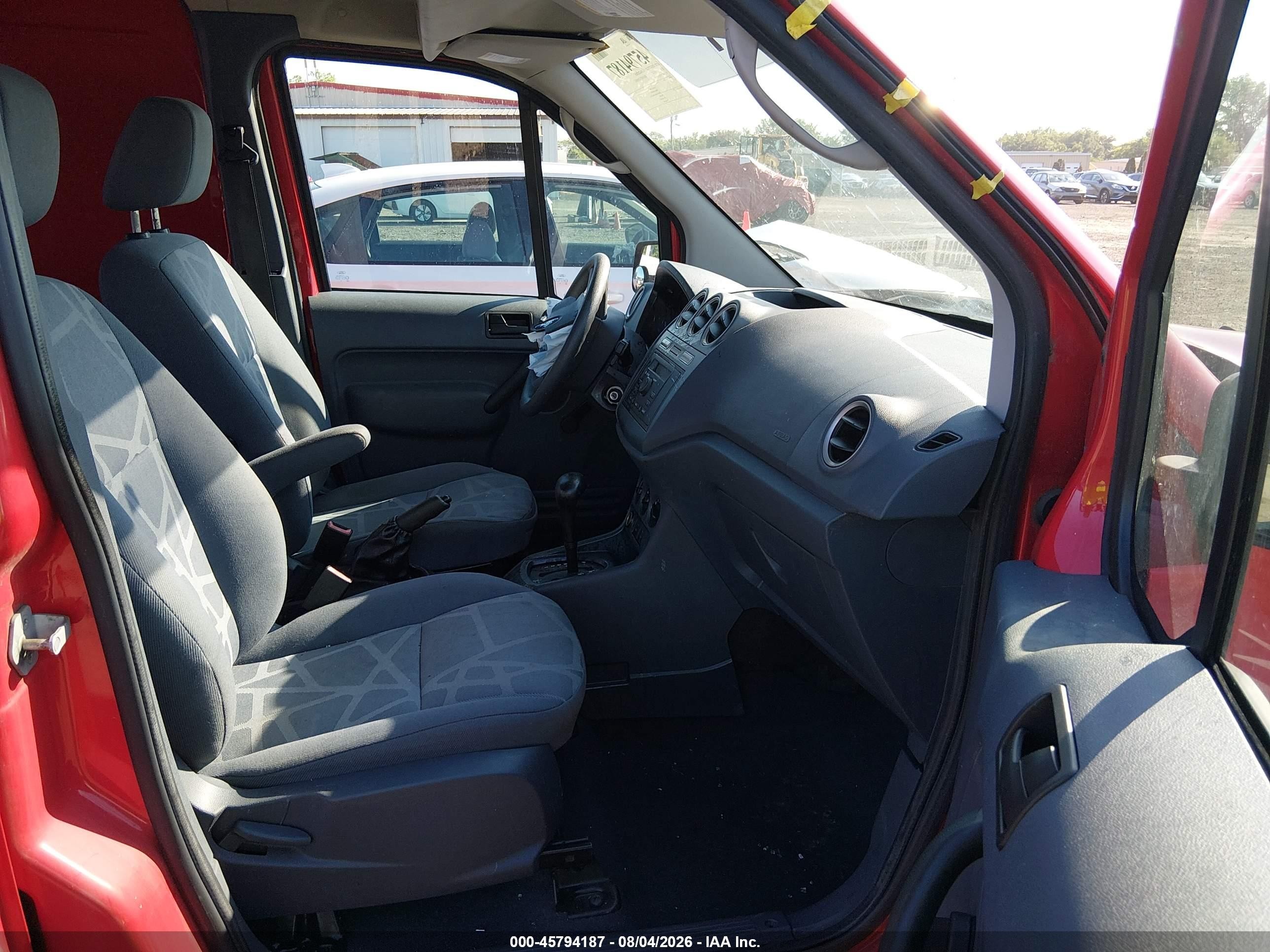2010 Ford Transit Connect Xl Red vin: NM0LS7AN2AT021181