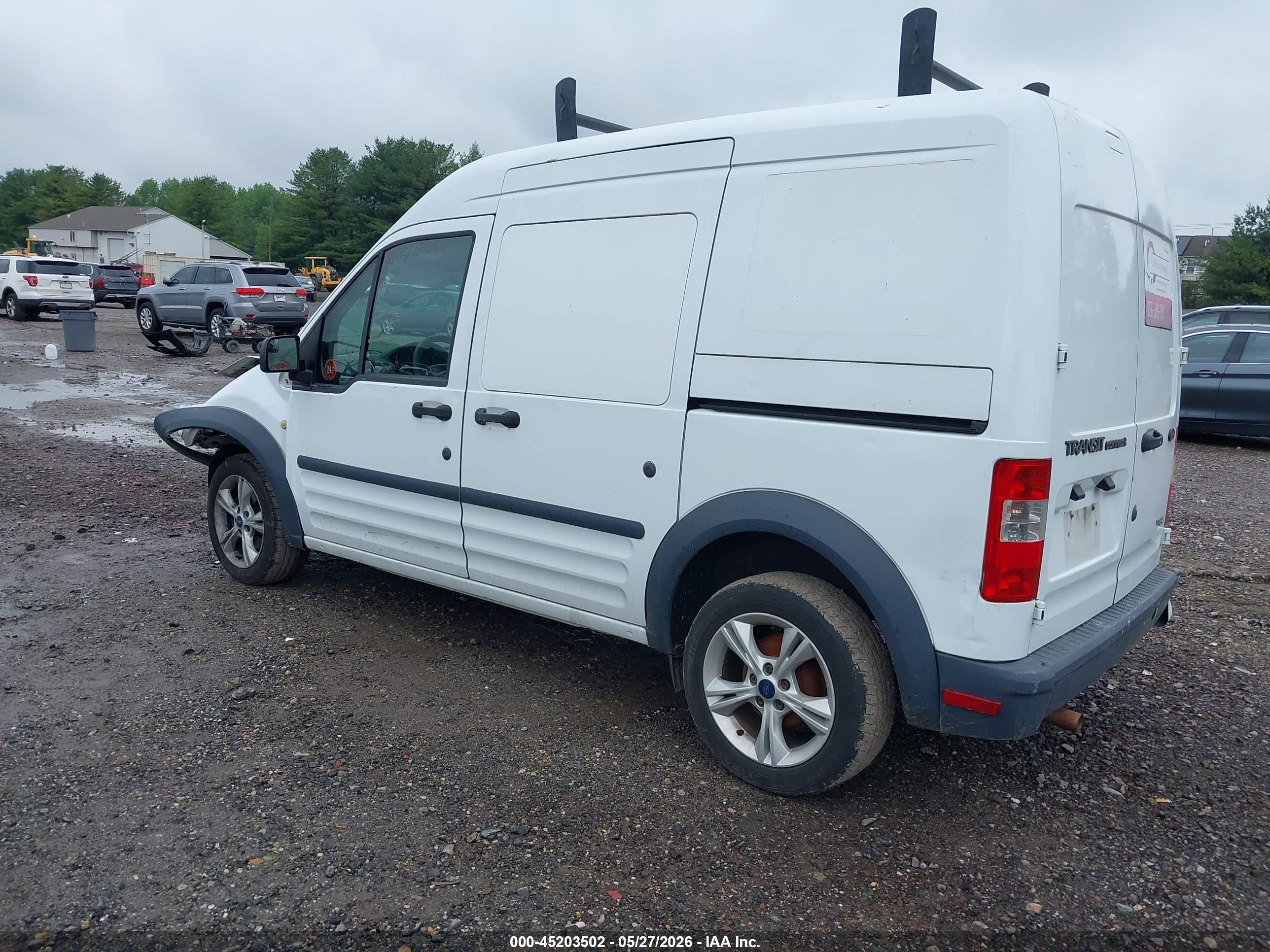 2013 Ford Transit Connect Xl White vin: NM0LS7AN2DT168105