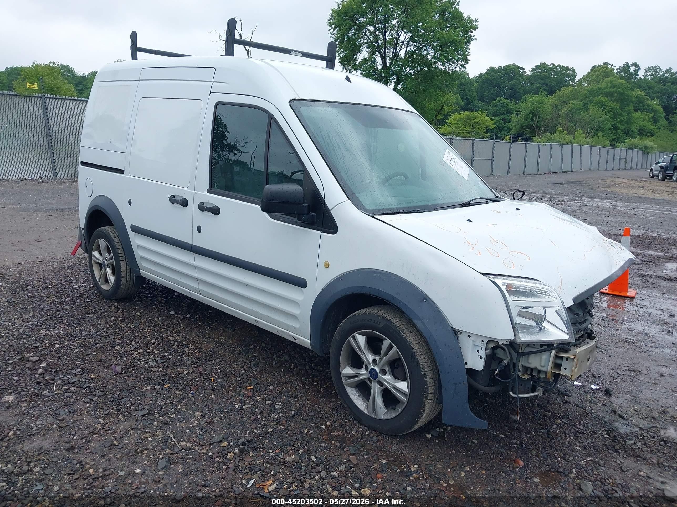 2013 Ford Transit Connect Xl White vin: NM0LS7AN2DT168105