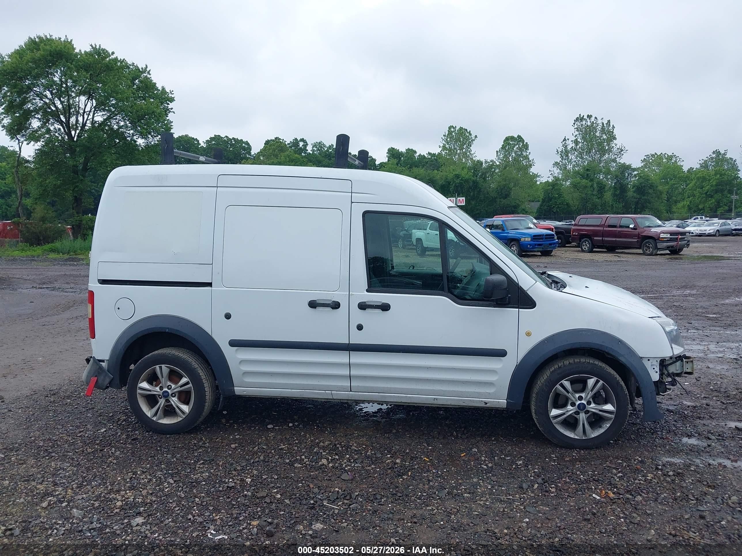 2013 Ford Transit Connect Xl White vin: NM0LS7AN2DT168105