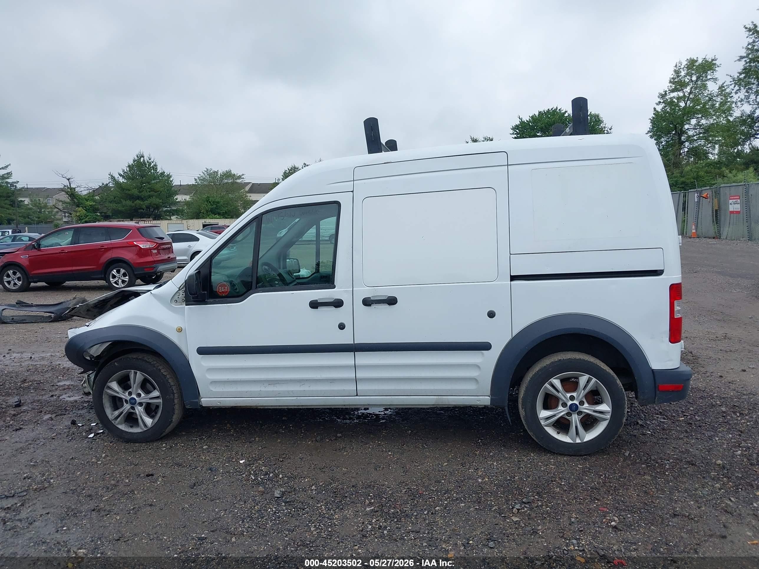 2013 Ford Transit Connect Xl White vin: NM0LS7AN2DT168105