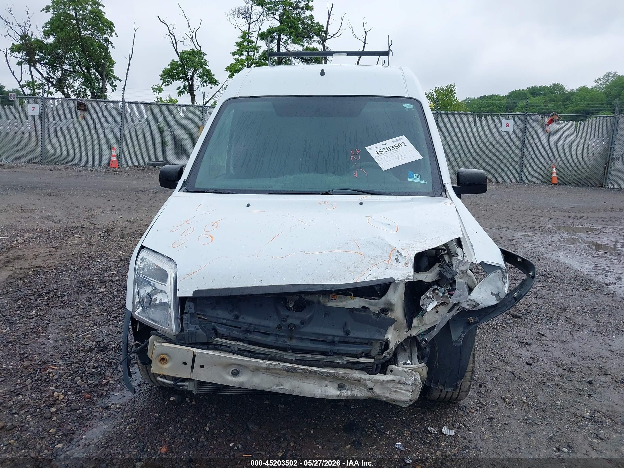 2013 Ford Transit Connect Xl White vin: NM0LS7AN2DT168105
