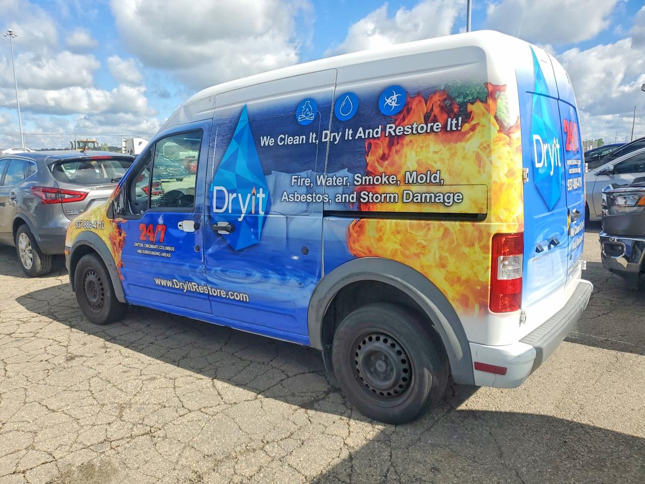 2012 Ford Transit Connect Xl Blue vin: NM0LS7AN3CT102323