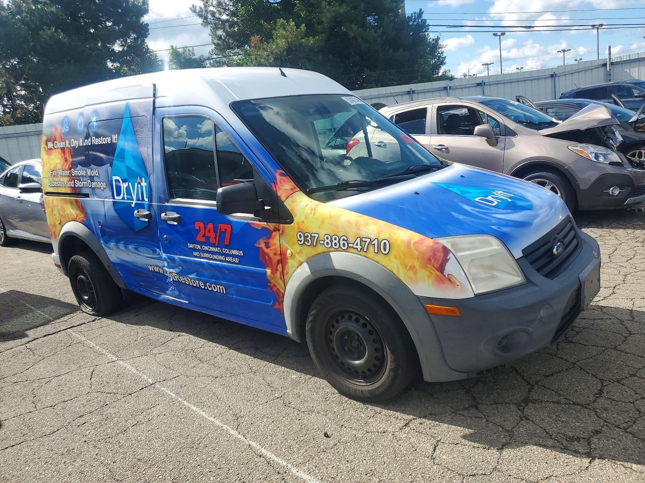 2012 Ford Transit Connect Xl Blue vin: NM0LS7AN3CT102323