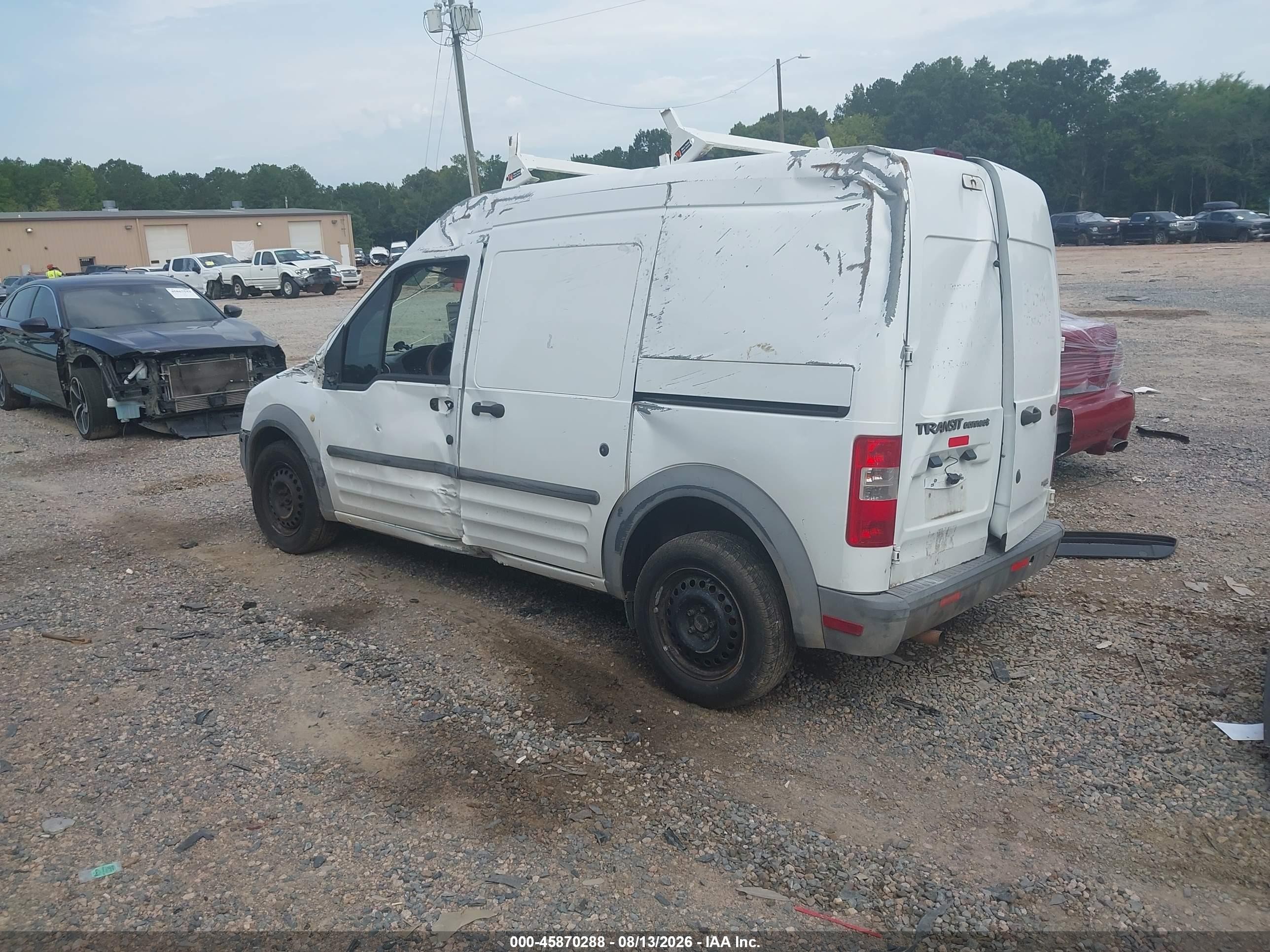 2012 Ford Transit Connect Xl White vin: NM0LS7AN3CT103245