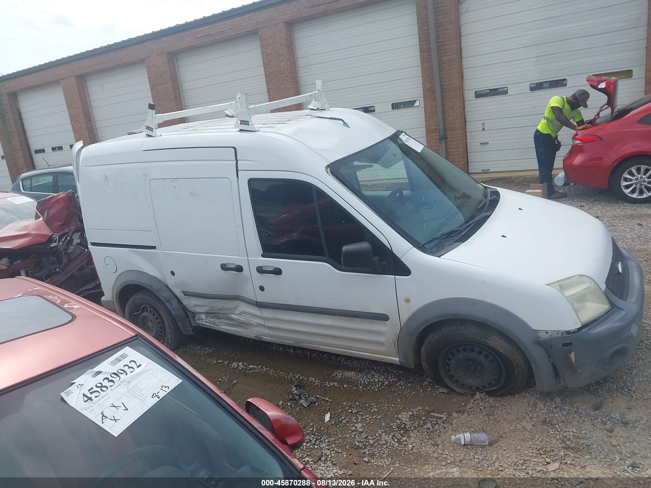 2012 Ford Transit Connect Xl White vin: NM0LS7AN3CT103245