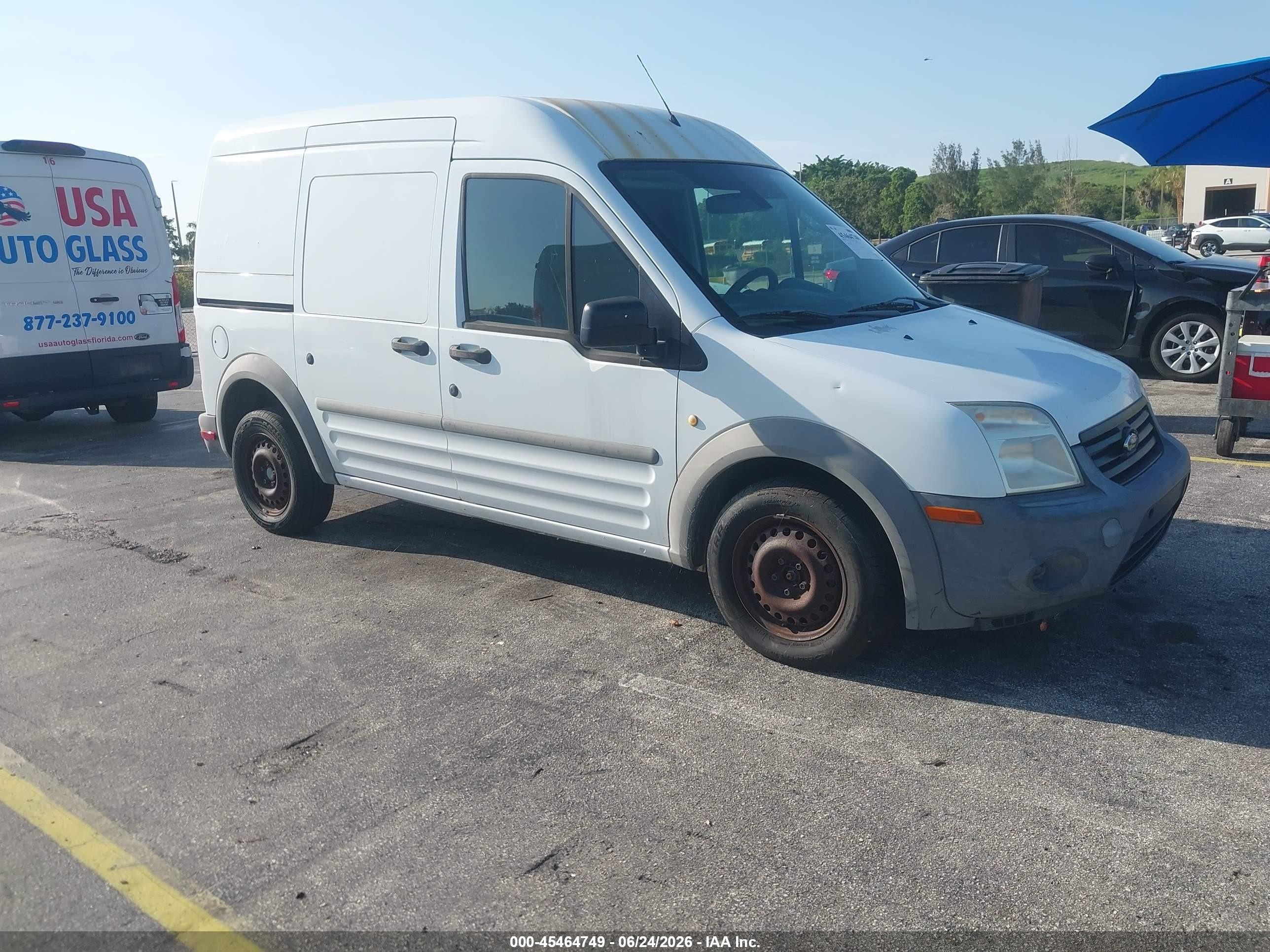 2012 Ford Transit Connect Xl White vin: NM0LS7AN4CT116022