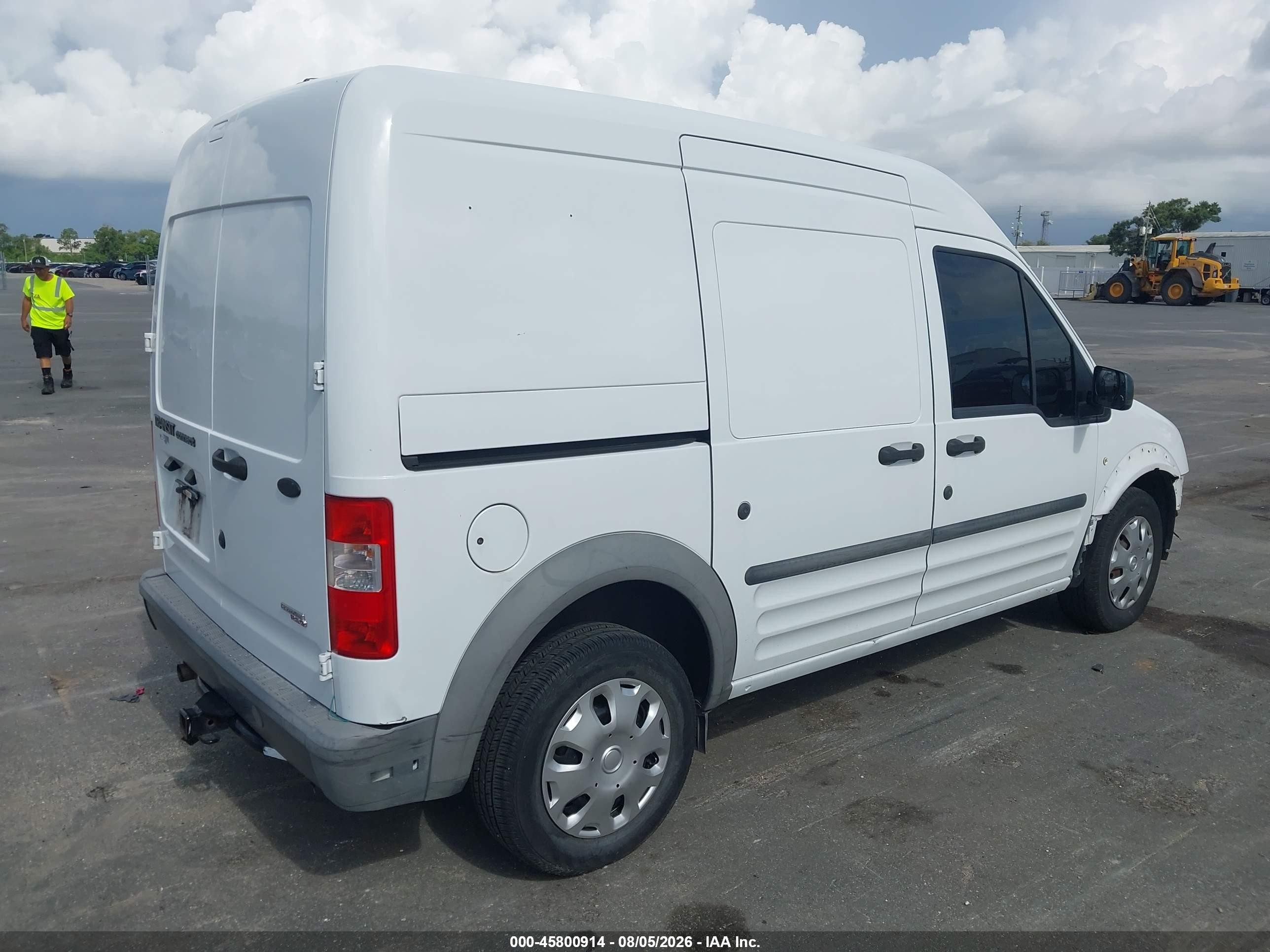 2013 Ford Transit Connect Xl White vin: NM0LS7AN4DT139219