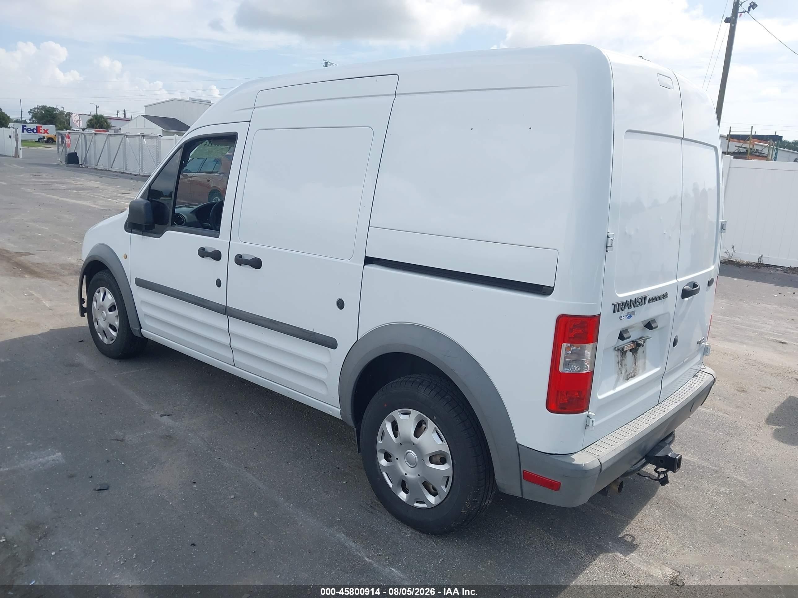 2013 Ford Transit Connect Xl White vin: NM0LS7AN4DT139219