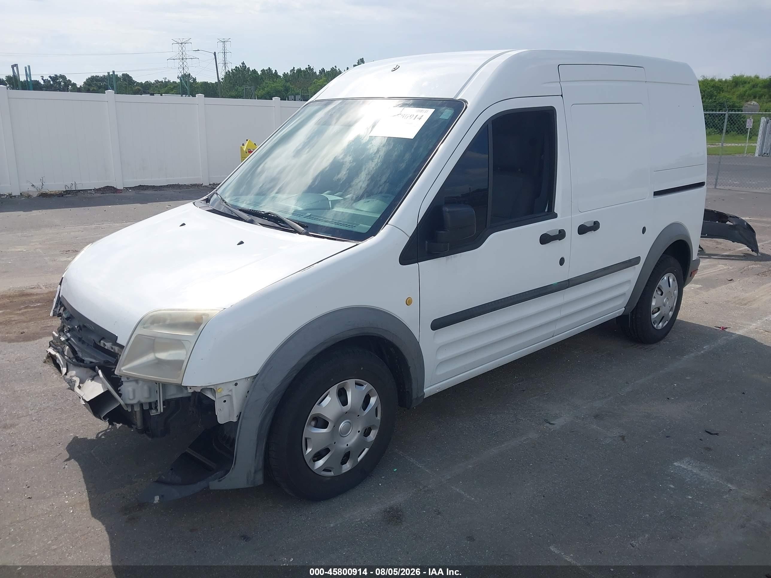 2013 Ford Transit Connect Xl White vin: NM0LS7AN4DT139219