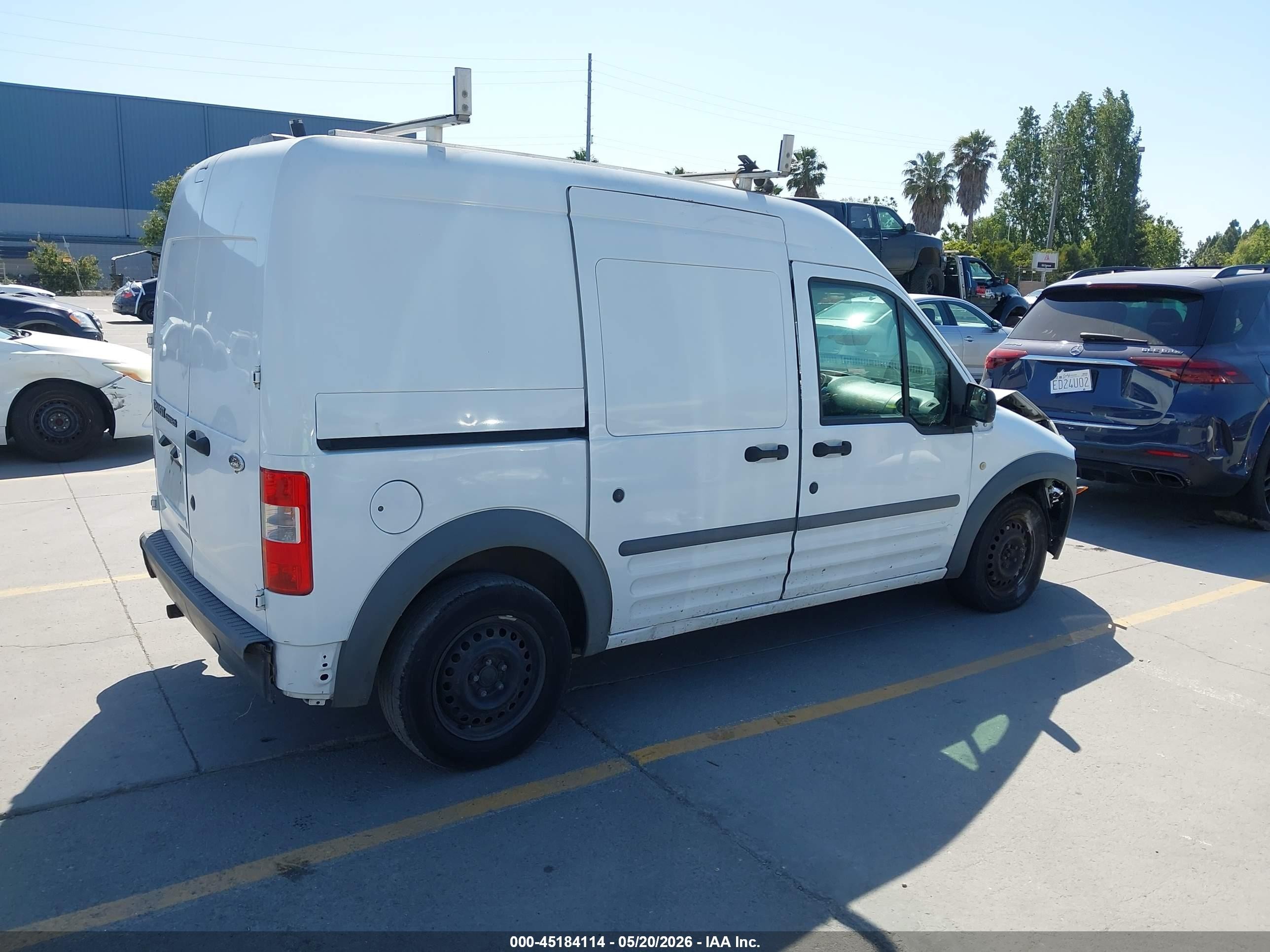 2010 Ford Transit Connect Xl White vin: NM0LS7AN5AT020056