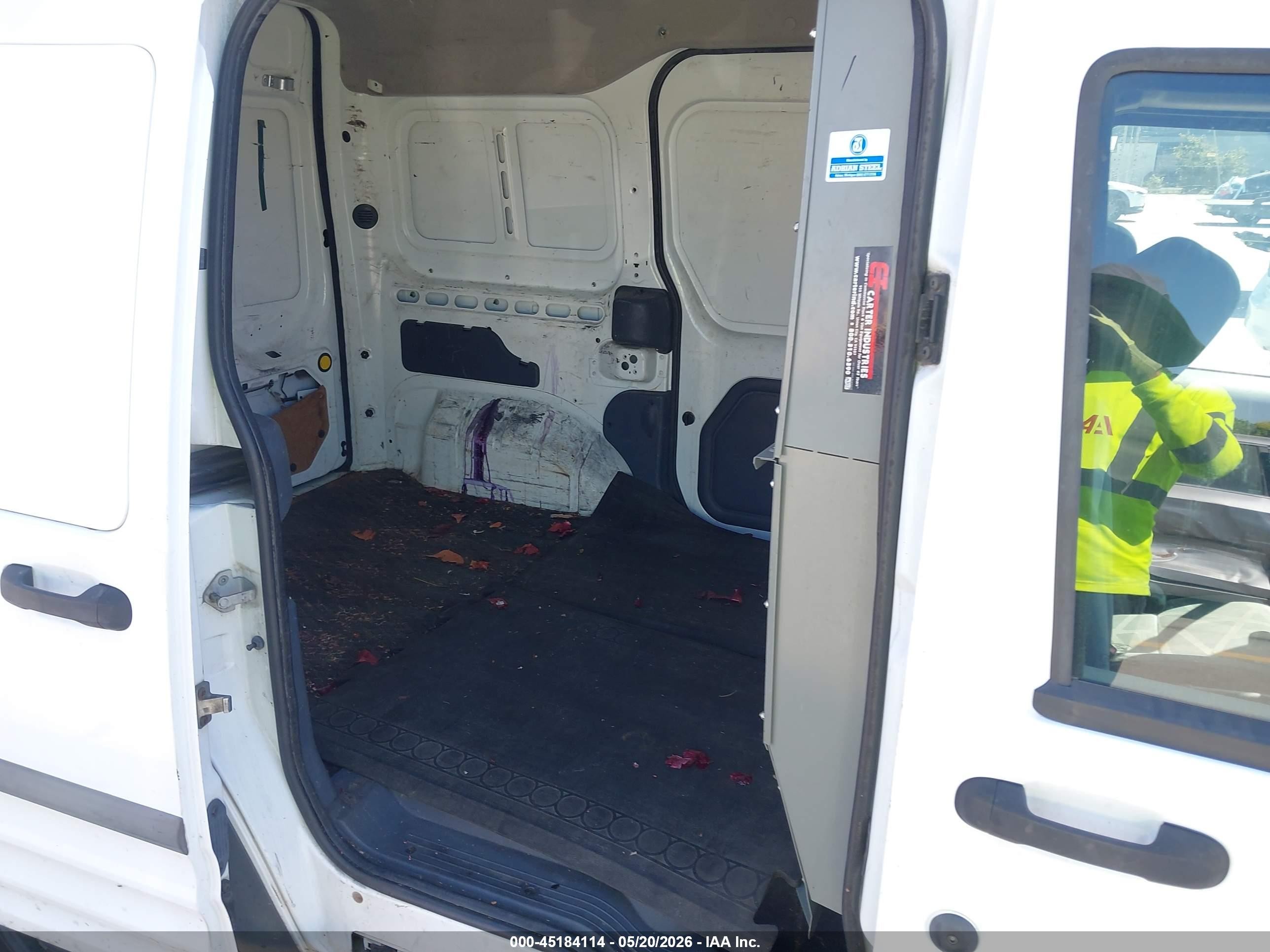 2010 Ford Transit Connect Xl White vin: NM0LS7AN5AT020056