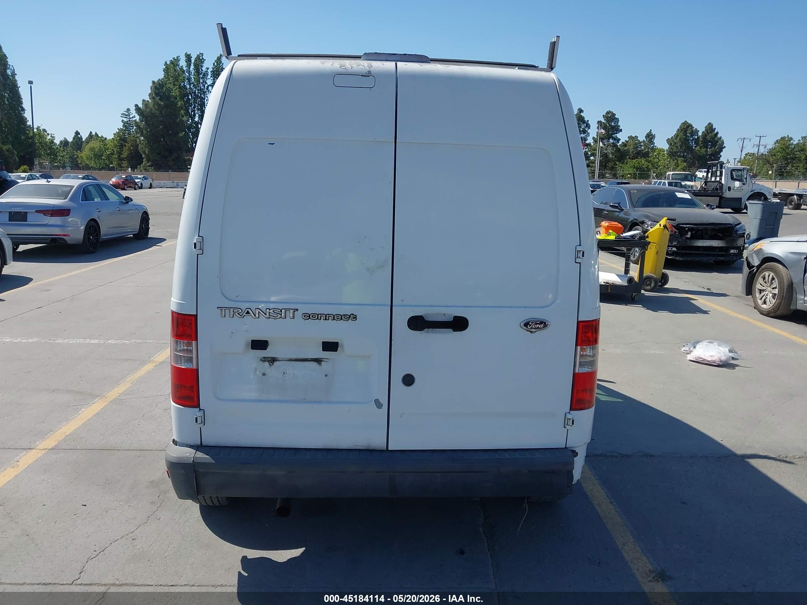 2010 Ford Transit Connect Xl White vin: NM0LS7AN5AT020056