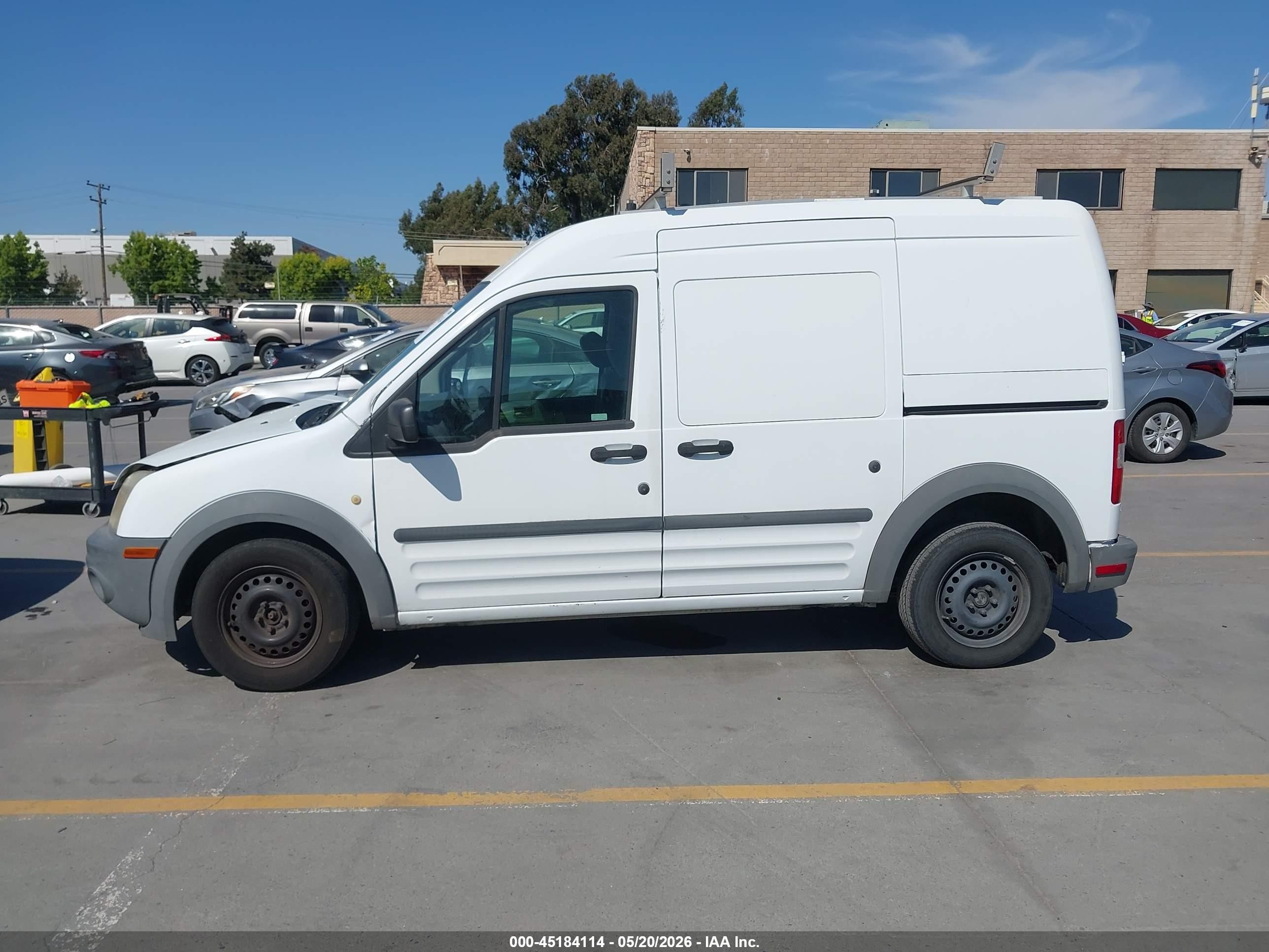 2010 Ford Transit Connect Xl White vin: NM0LS7AN5AT020056