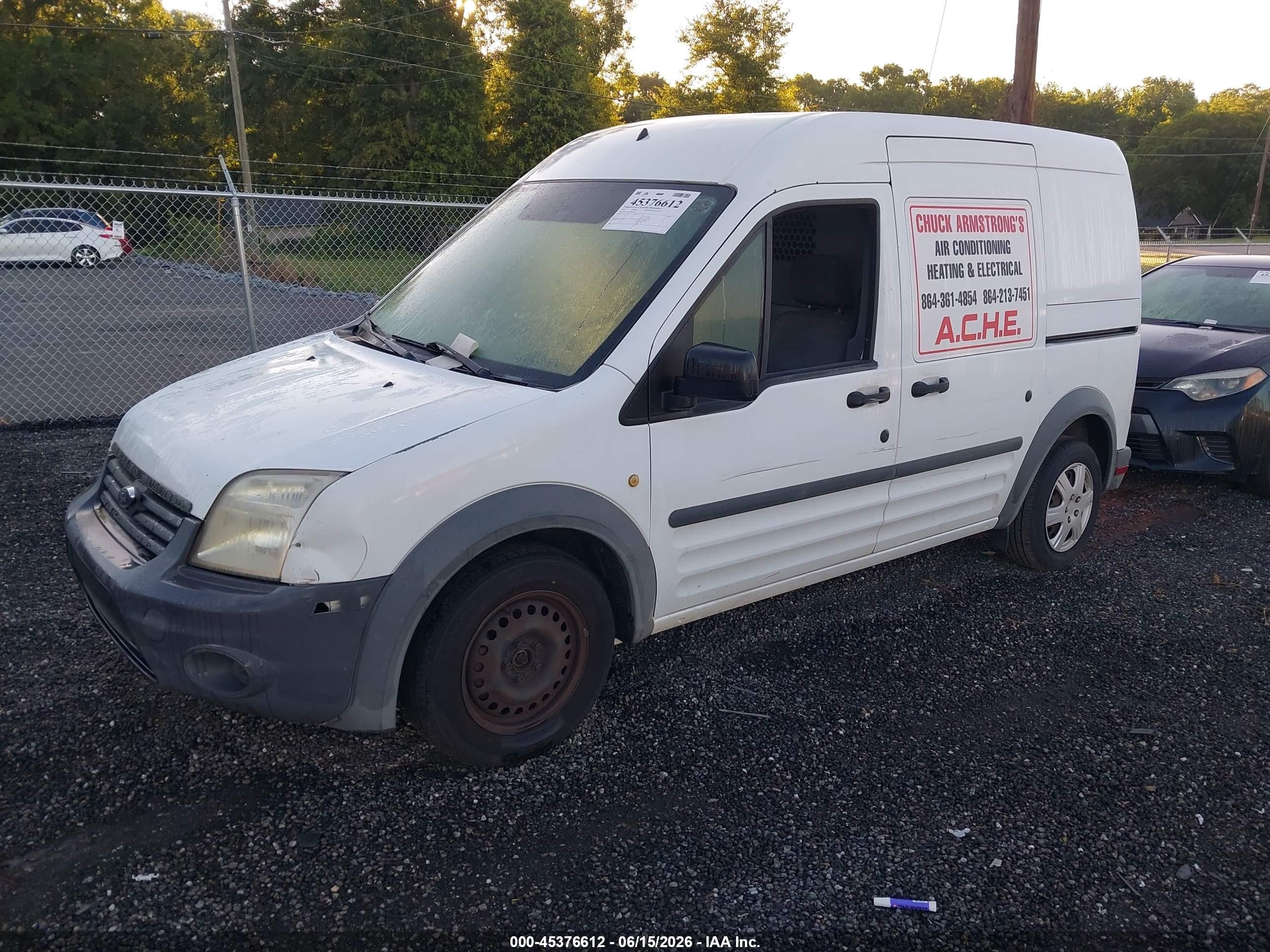 2013 Ford Transit Connect Xl White vin: NM0LS7AN6DT148410