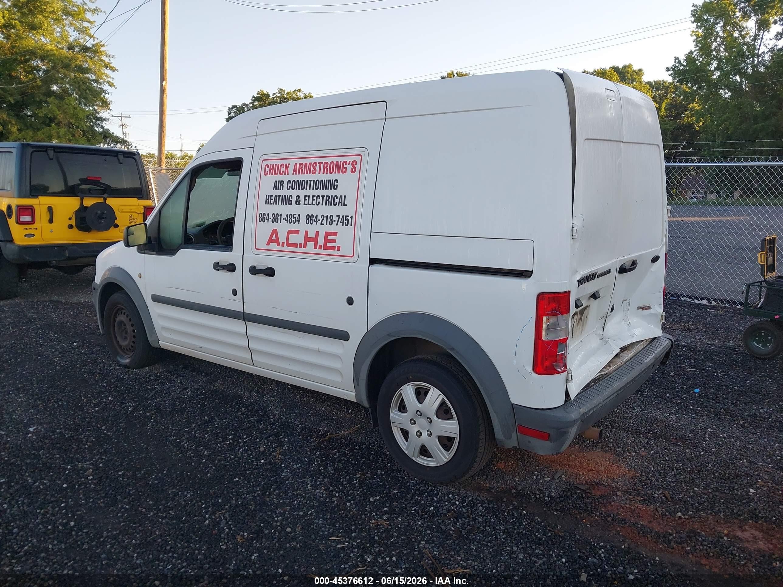 2013 Ford Transit Connect Xl White vin: NM0LS7AN6DT148410