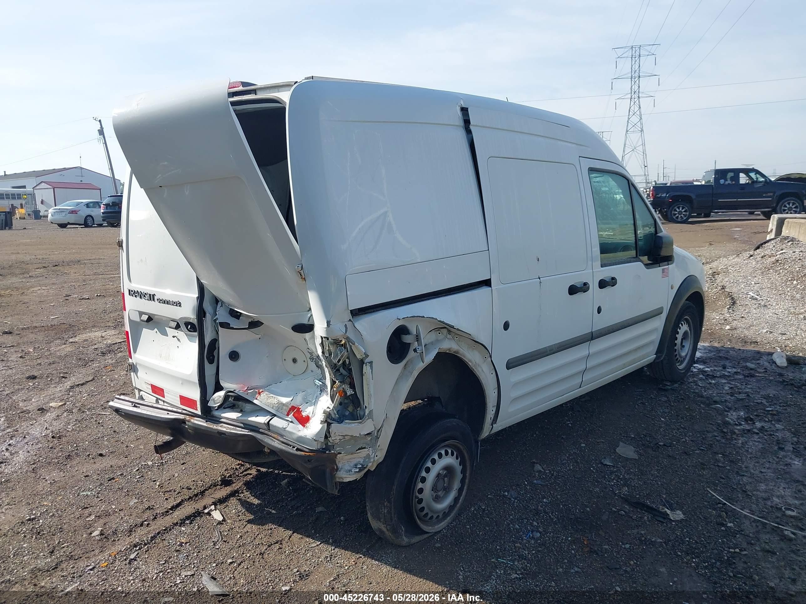 2012 Ford Transit Connect Xl White vin: NM0LS7AN7CT083081