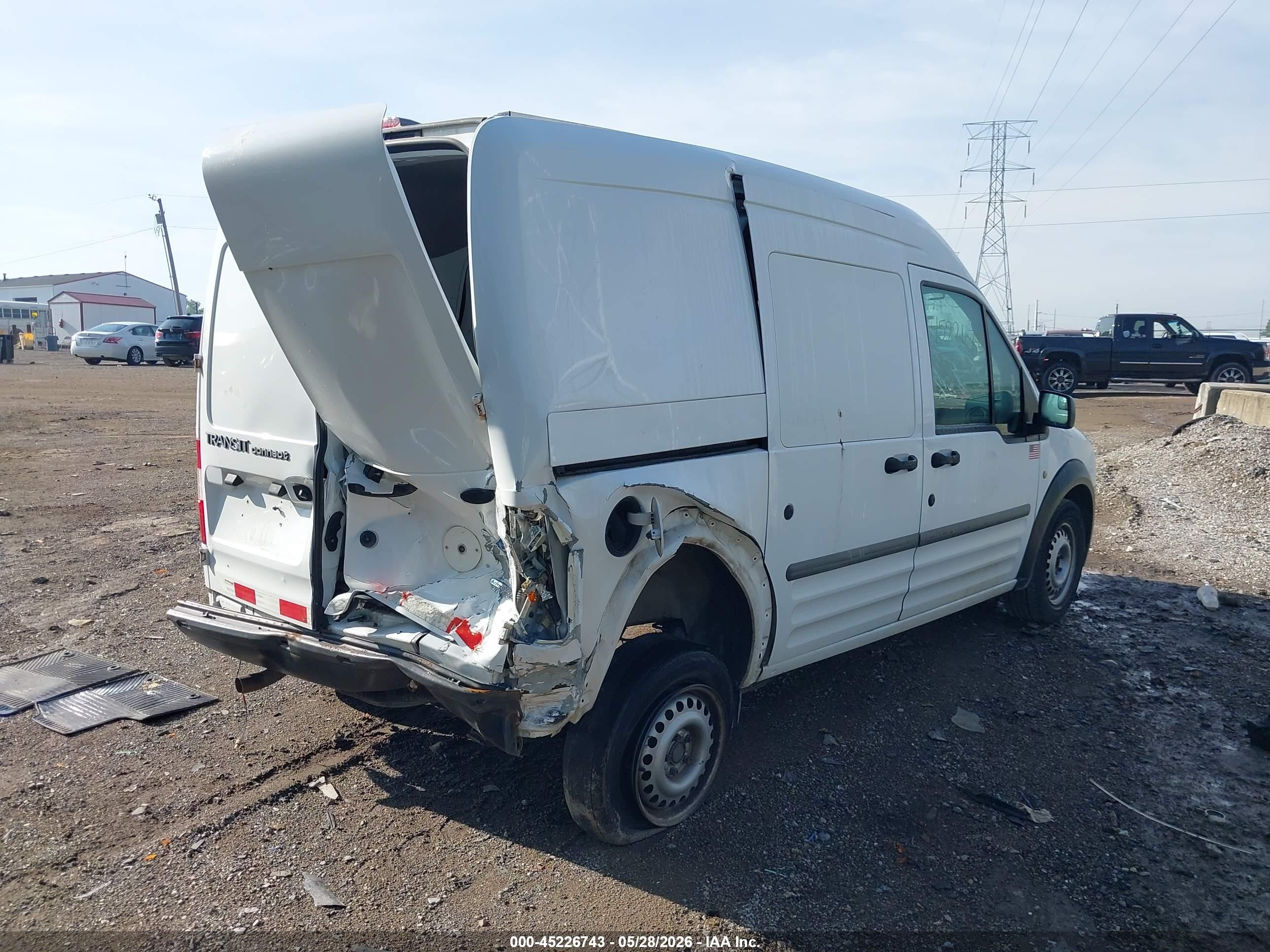 2012 Ford Transit Connect Xl White vin: NM0LS7AN7CT083081