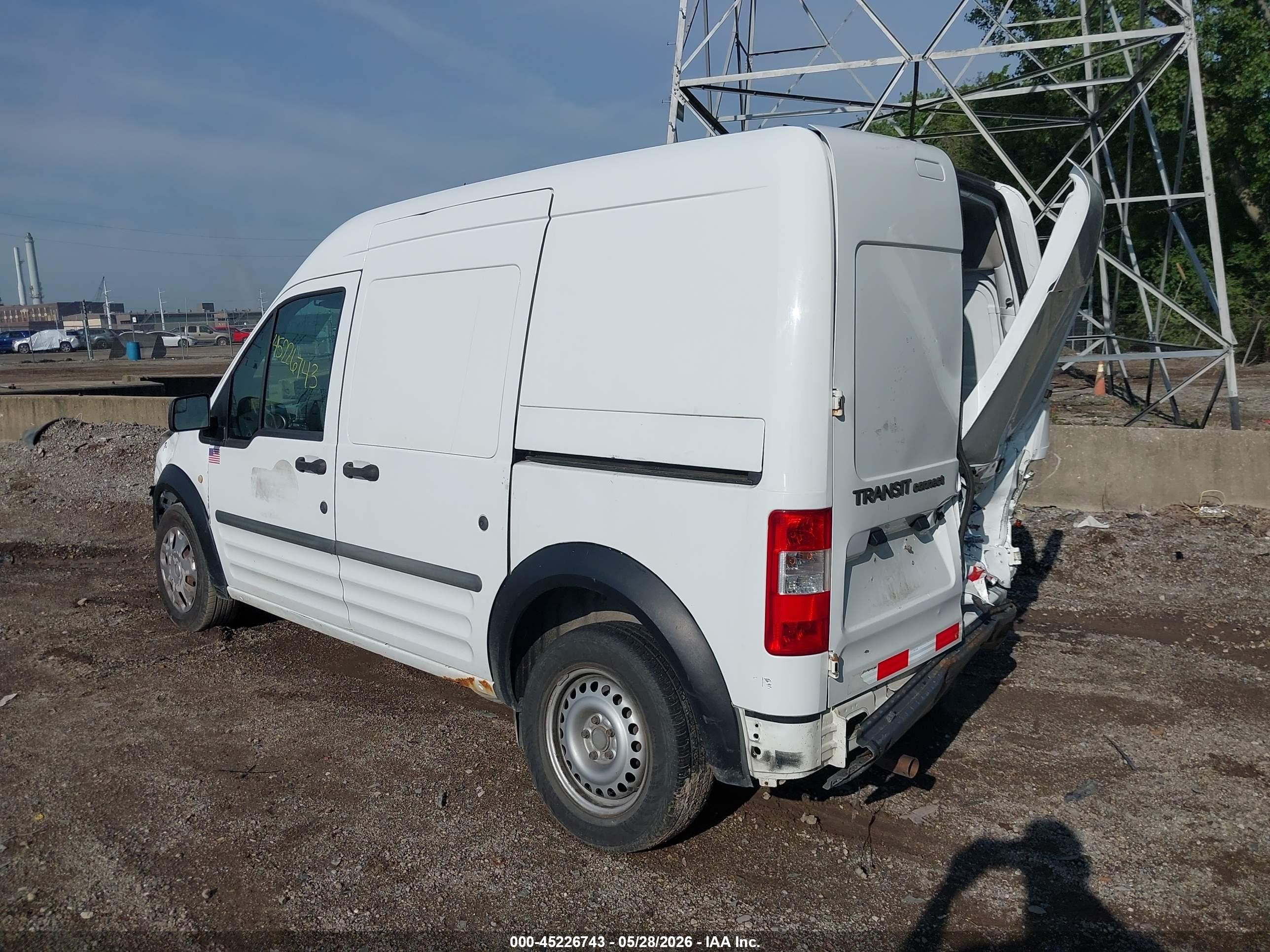 2012 Ford Transit Connect Xl White vin: NM0LS7AN7CT083081