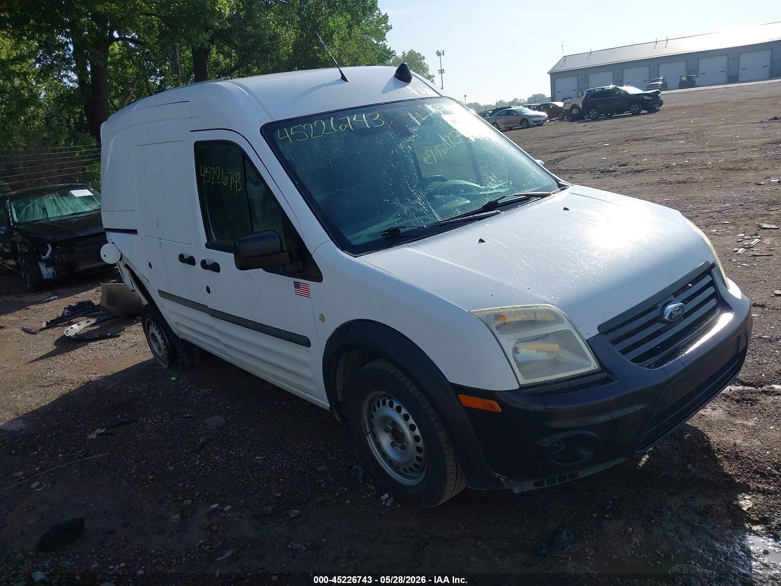 2012 Ford Transit Connect Xl White vin: NM0LS7AN7CT083081