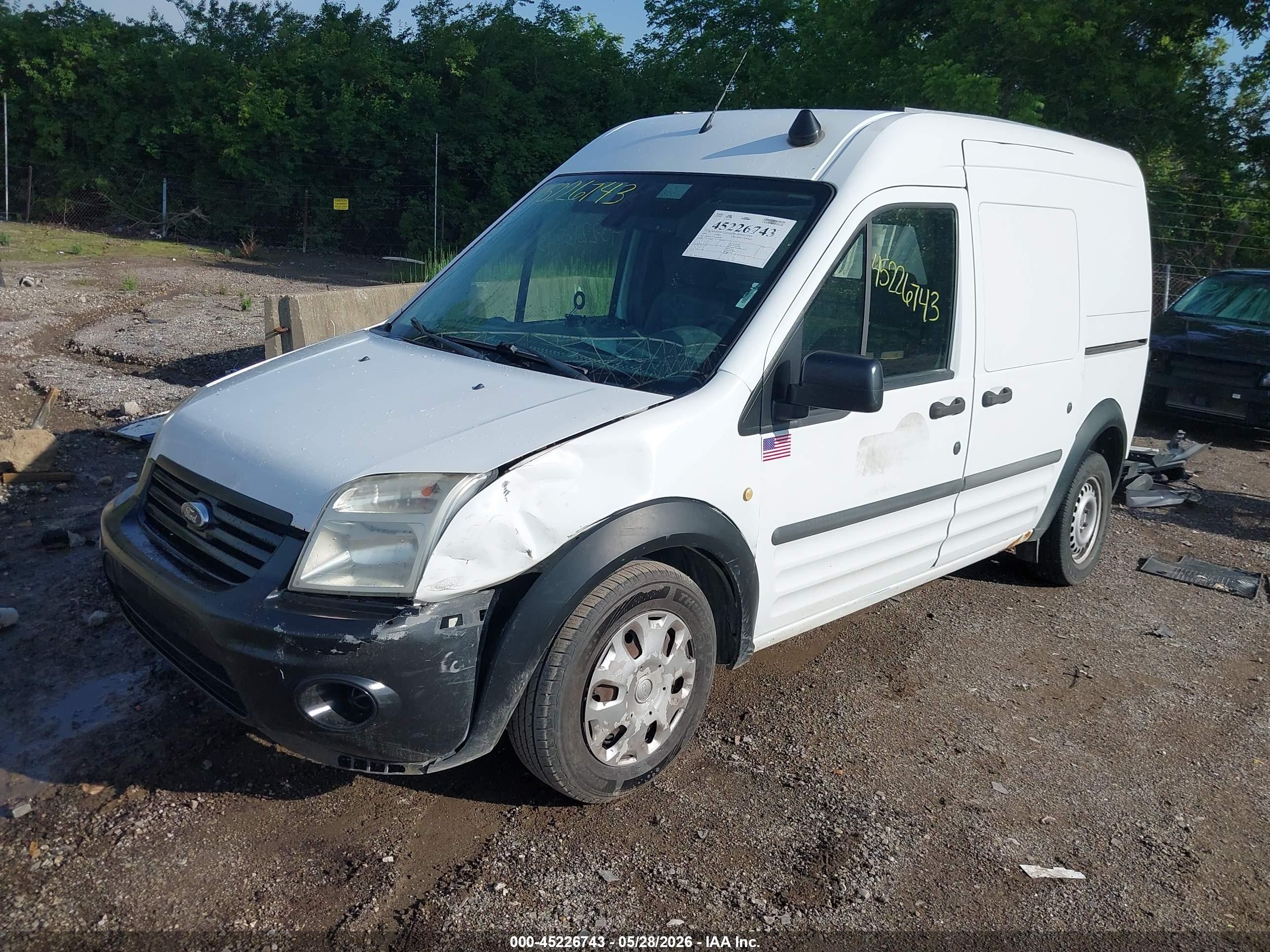 2012 Ford Transit Connect Xl White vin: NM0LS7AN7CT083081