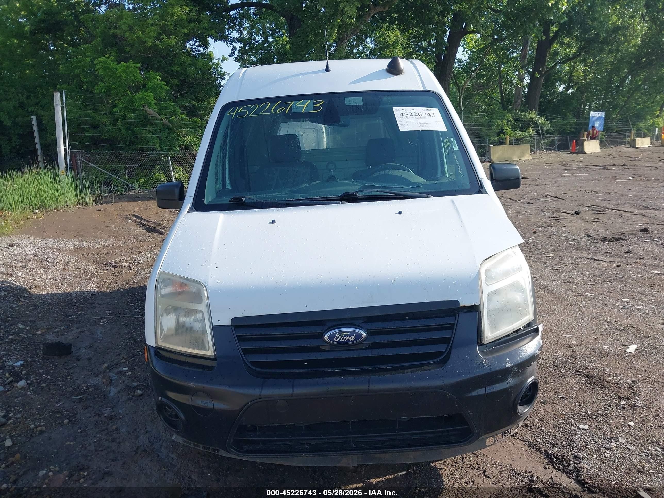 2012 Ford Transit Connect Xl White vin: NM0LS7AN7CT083081
